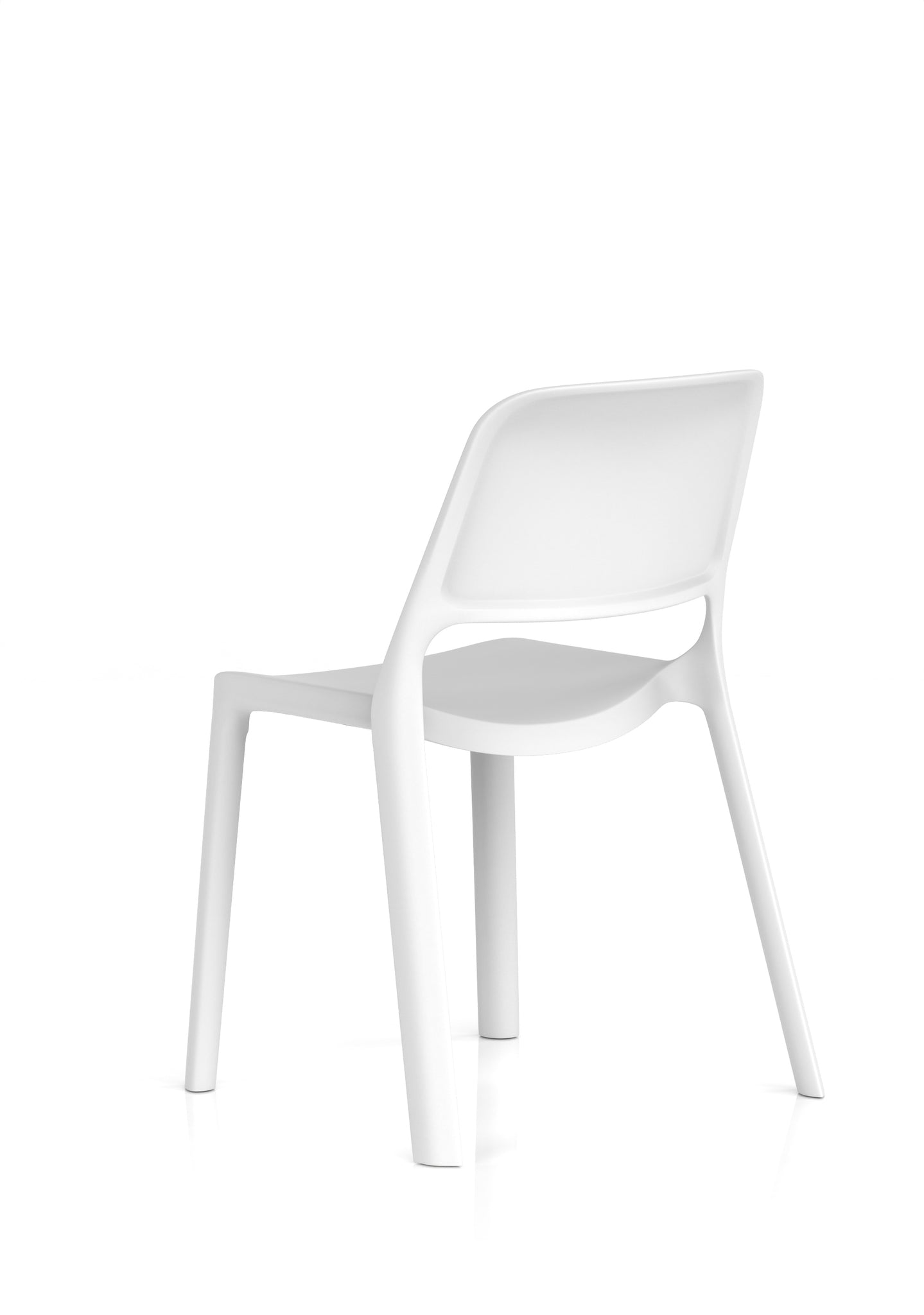 Nest Loop Stacking Cafe & Bistro Chair – Polypropylene, White/Grey/Blue, With or Without Arms, No Assembly, 5 Year Warranty – Modern Space-Saving Office Dining Seating