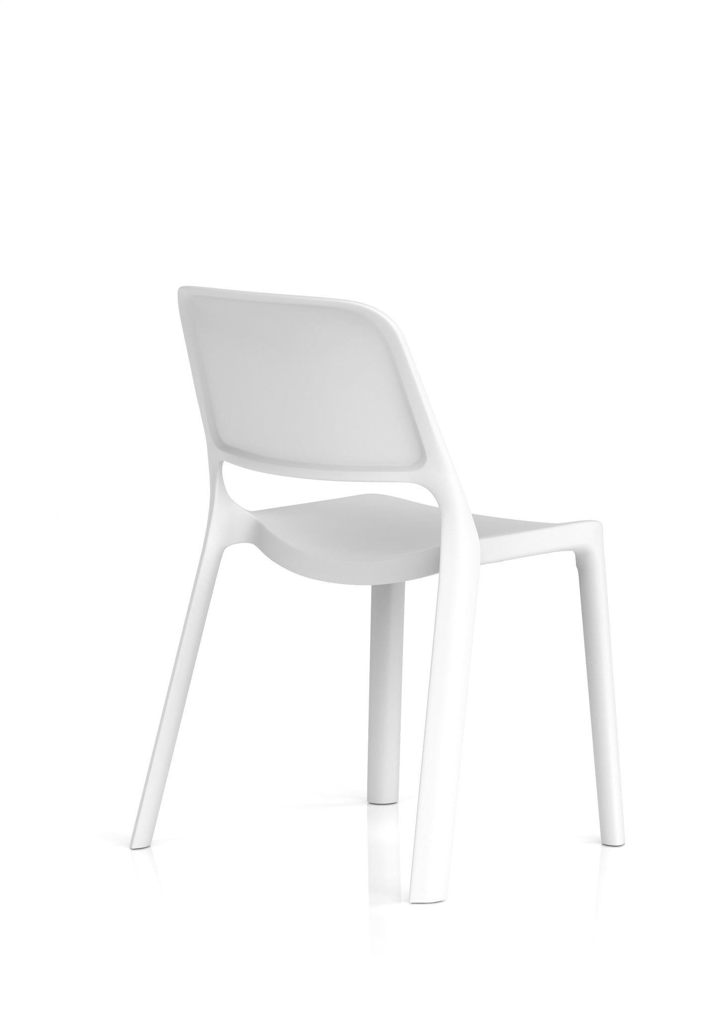 Nest Loop Stacking Cafe & Bistro Chair – Polypropylene, White/Grey/Blue, With or Without Arms, No Assembly, 5 Year Warranty – Modern Space-Saving Office Dining Seating