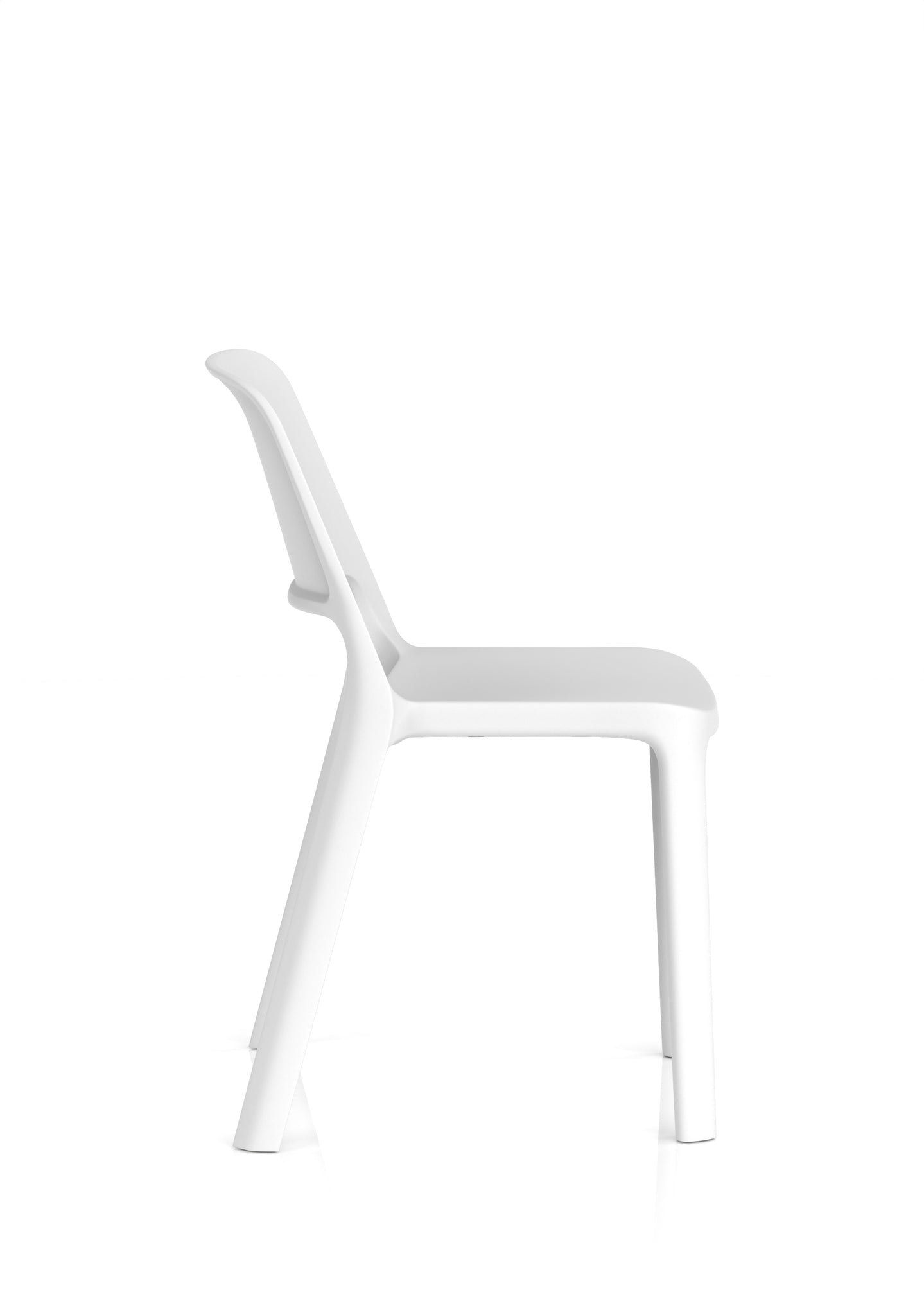 Nest Loop Stacking Cafe & Bistro Chair – Polypropylene, White/Grey/Blue, With or Without Arms, No Assembly, 5 Year Warranty – Modern Space-Saving Office Dining Seating