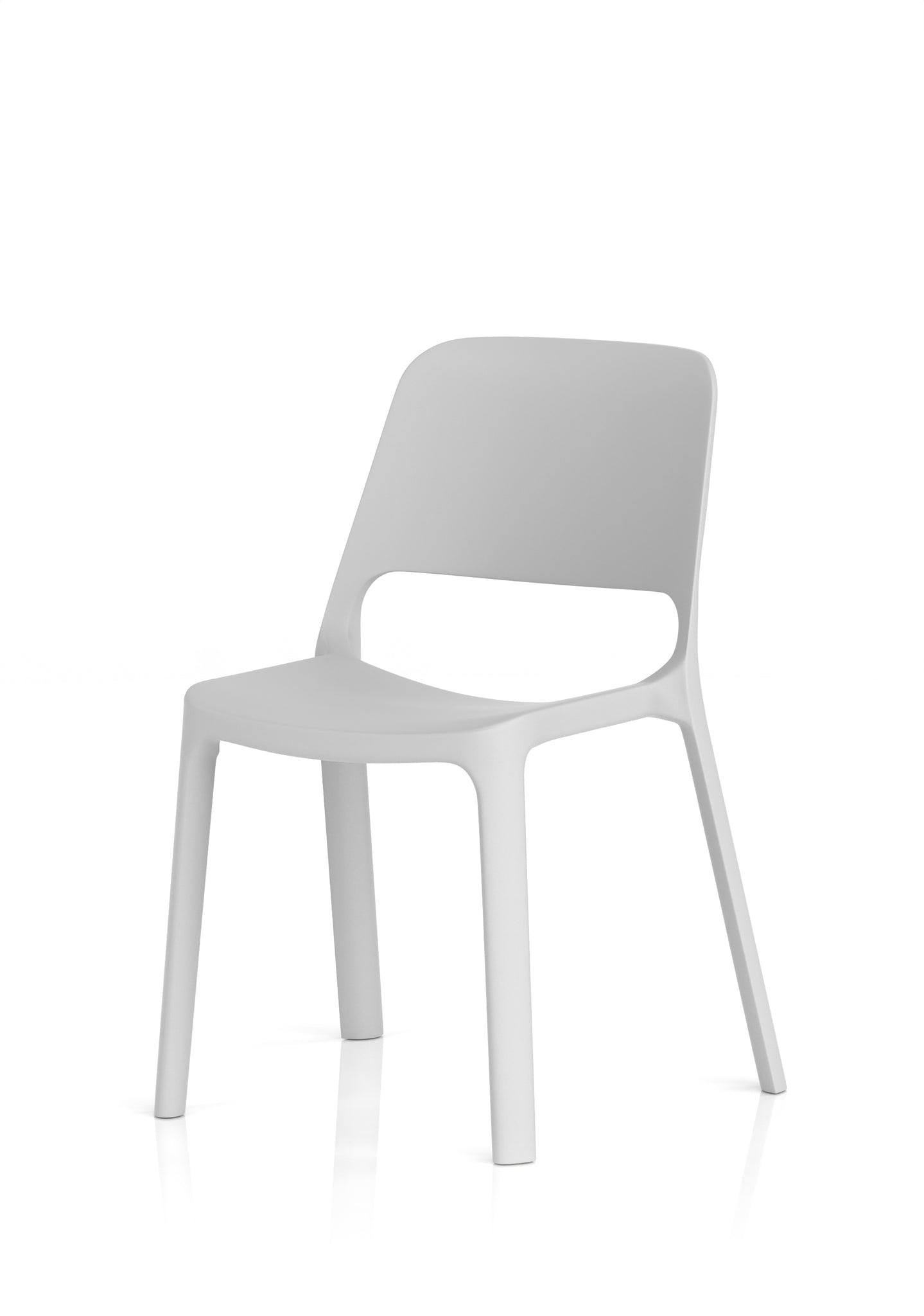 Nest Loop Stacking Cafe & Bistro Chair – Polypropylene, White/Grey/Blue, With or Without Arms, No Assembly, 5 Year Warranty – Modern Space-Saving Office Dining Seating