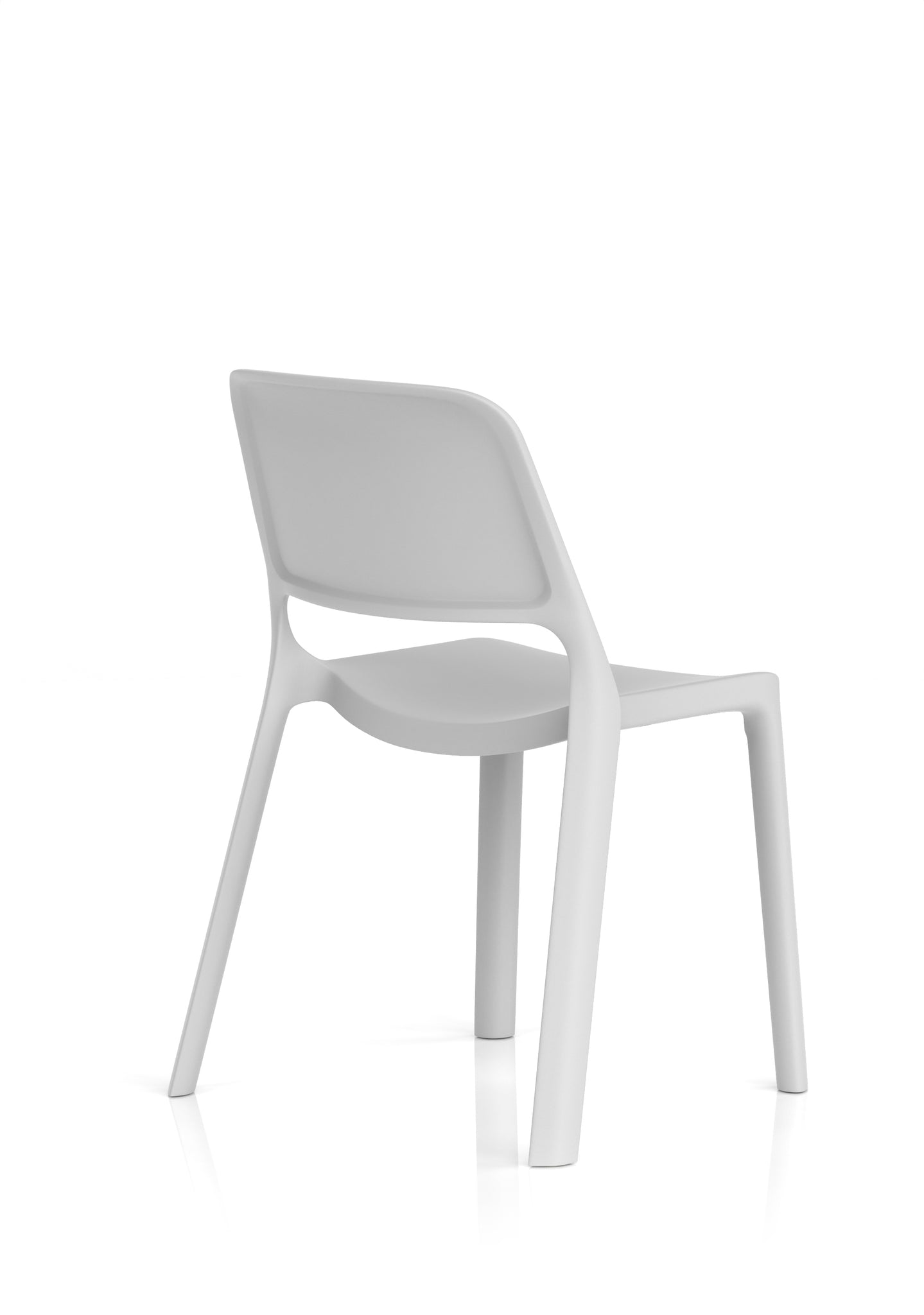 Nest Loop Stacking Cafe & Bistro Chair – Polypropylene, White/Grey/Blue, With or Without Arms, No Assembly, 5 Year Warranty – Modern Space-Saving Office Dining Seating