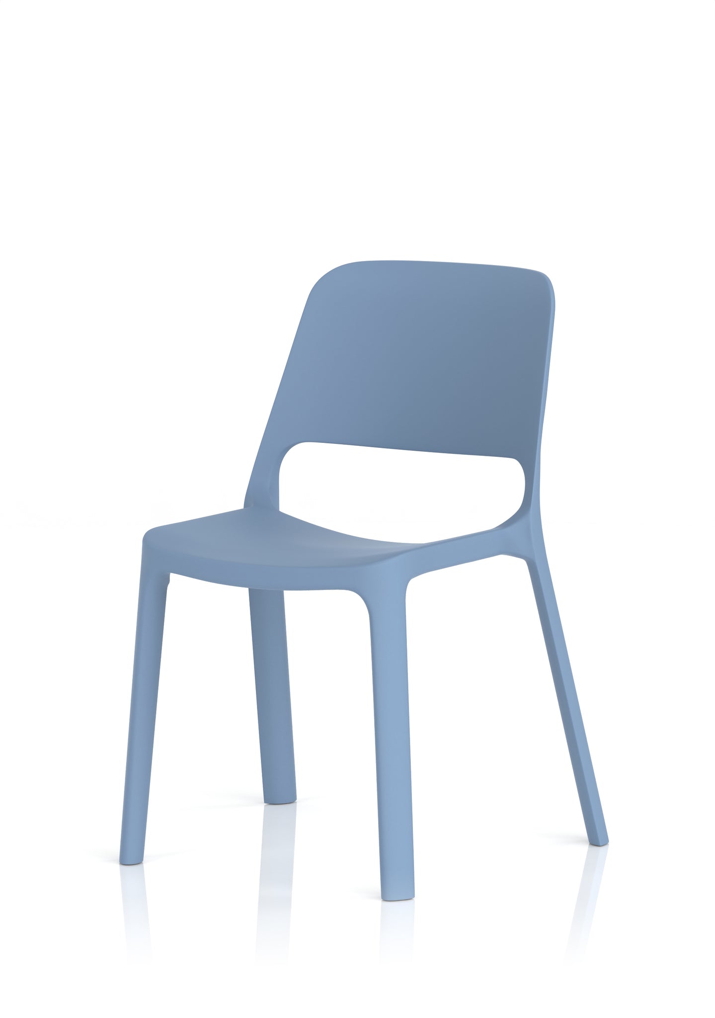 Nest Loop Stacking Cafe & Bistro Chair – Polypropylene, White/Grey/Blue, With or Without Arms, No Assembly, 5 Year Warranty – Modern Space-Saving Office Dining Seating