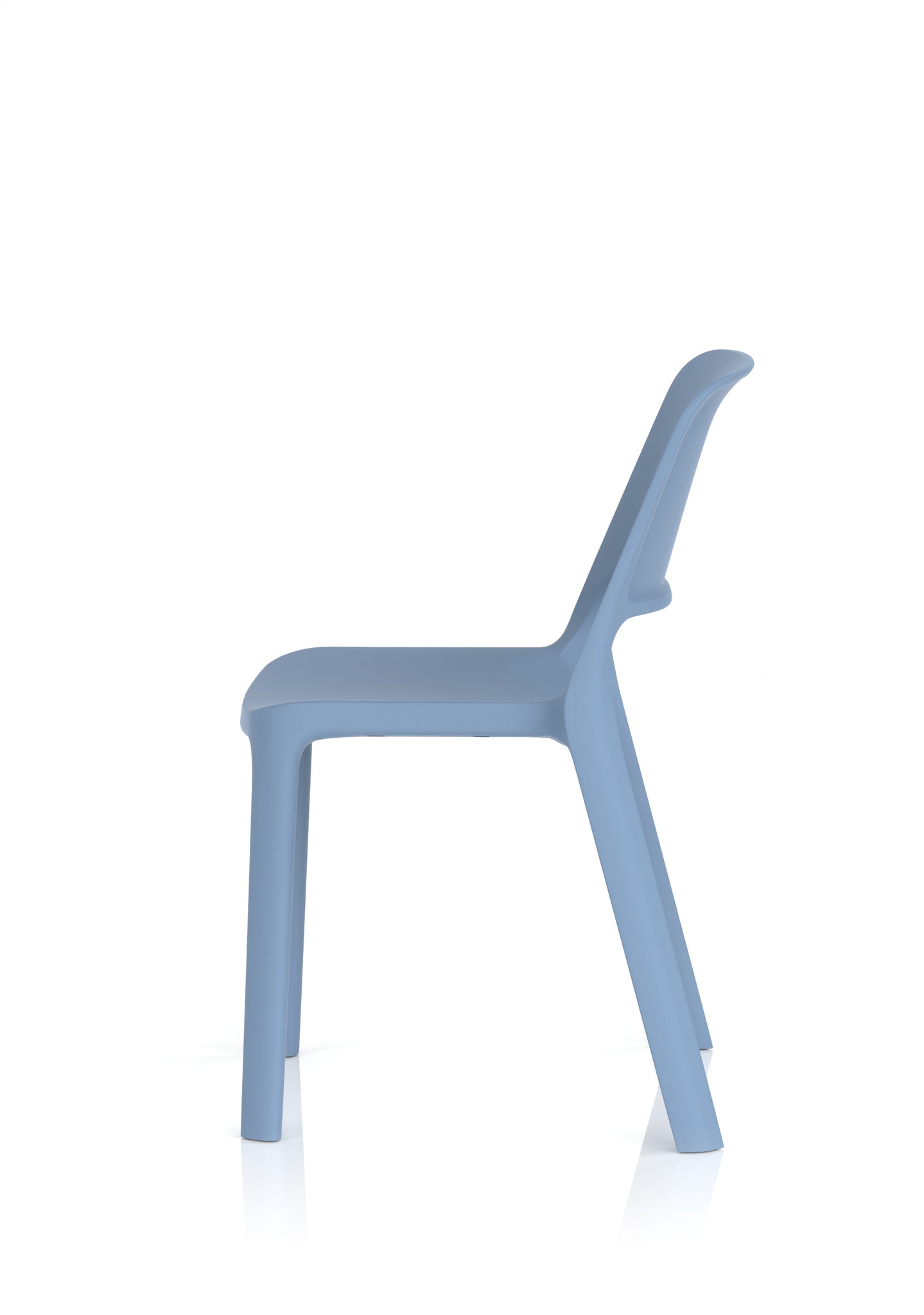 Nest Loop Stacking Cafe & Bistro Chair – Polypropylene, White/Grey/Blue, With or Without Arms, No Assembly, 5 Year Warranty – Modern Space-Saving Office Dining Seating