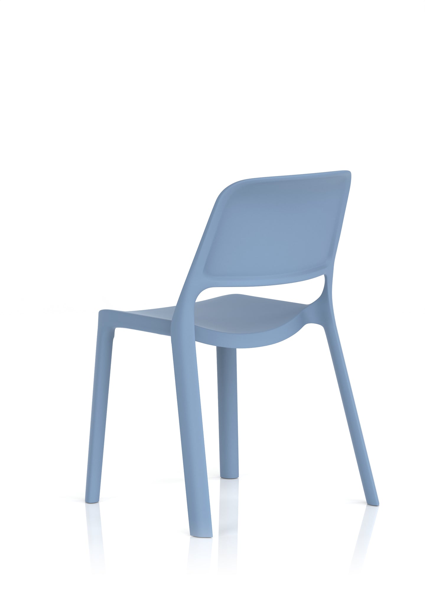 Nest Loop Stacking Cafe & Bistro Chair – Polypropylene, White/Grey/Blue, With or Without Arms, No Assembly, 5 Year Warranty – Modern Space-Saving Office Dining Seating