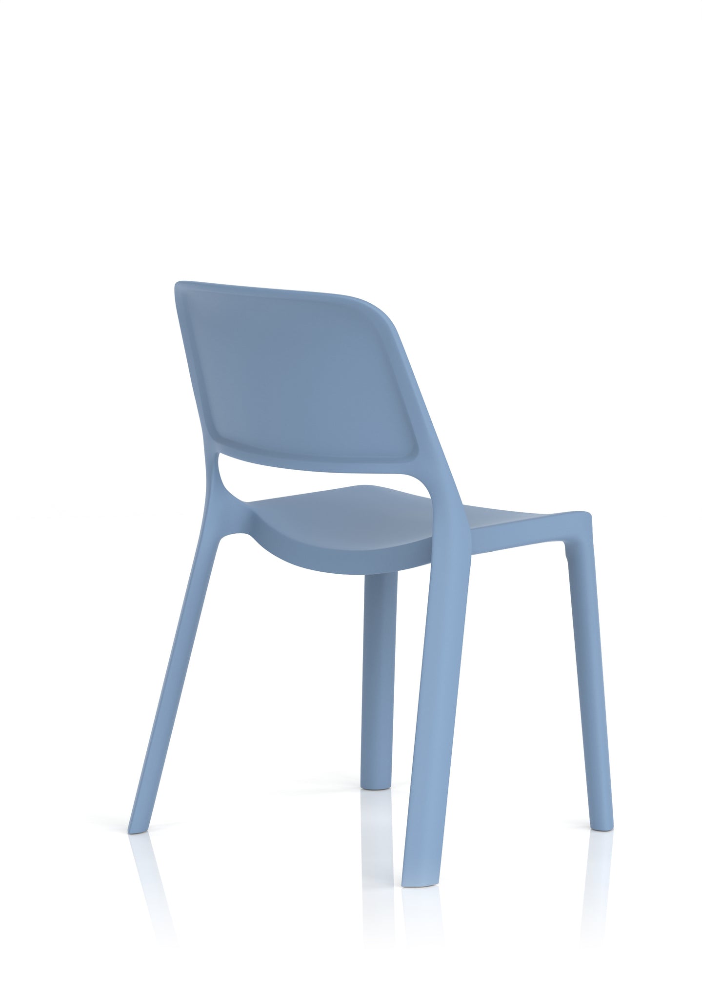 Nest Loop Stacking Cafe & Bistro Chair – Polypropylene, White/Grey/Blue, With or Without Arms, No Assembly, 5 Year Warranty – Modern Space-Saving Office Dining Seating
