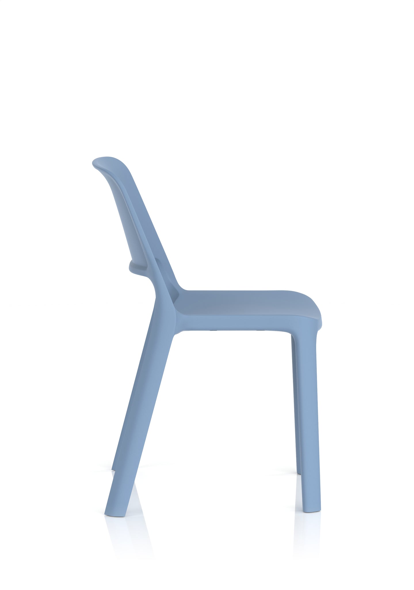 Nest Loop Stacking Cafe & Bistro Chair – Polypropylene, White/Grey/Blue, With or Without Arms, No Assembly, 5 Year Warranty – Modern Space-Saving Office Dining Seating