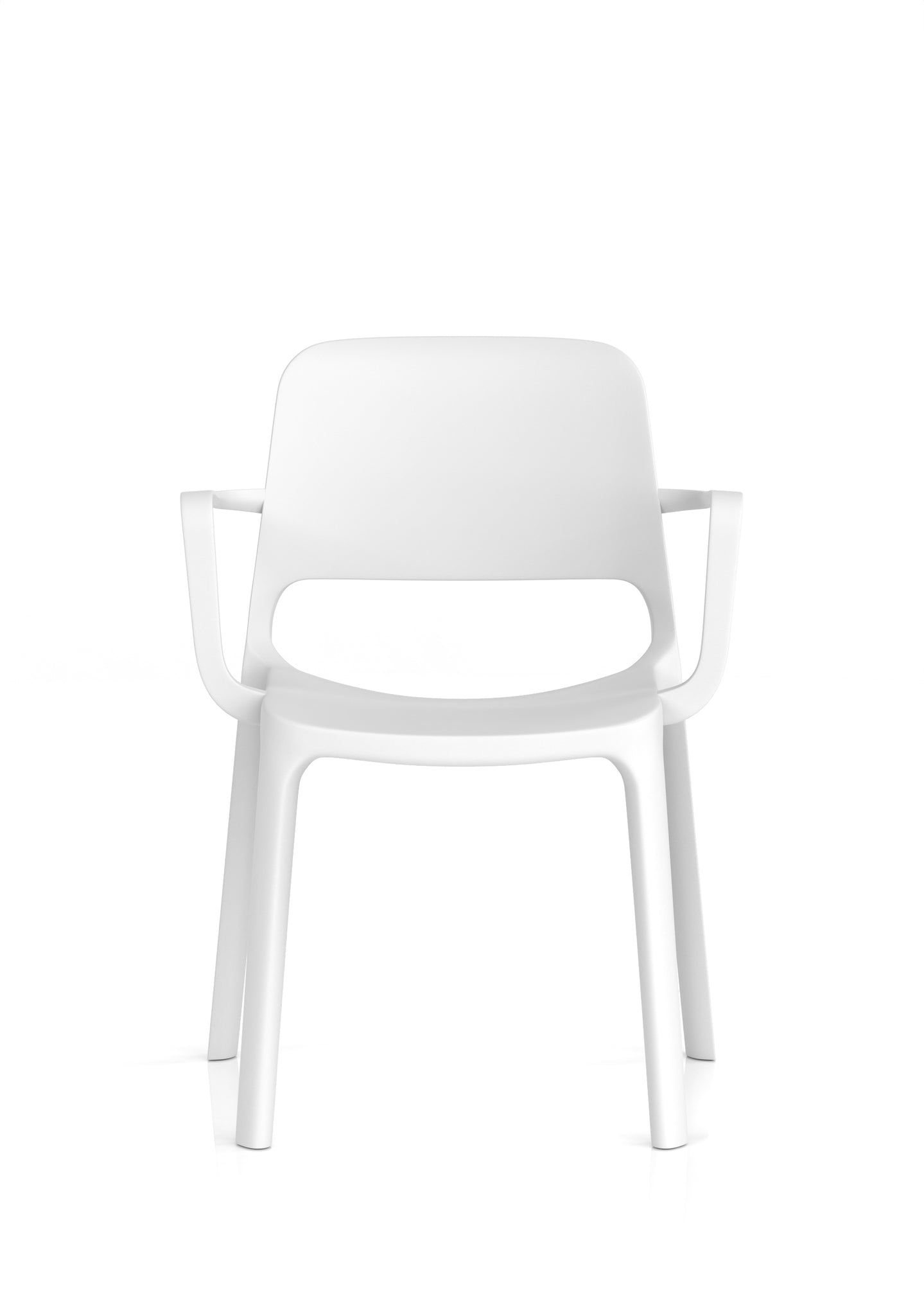 Nest Loop Stacking Cafe & Bistro Chair – Polypropylene, White/Grey/Blue, With or Without Arms, No Assembly, 5 Year Warranty – Modern Space-Saving Office Dining Seating