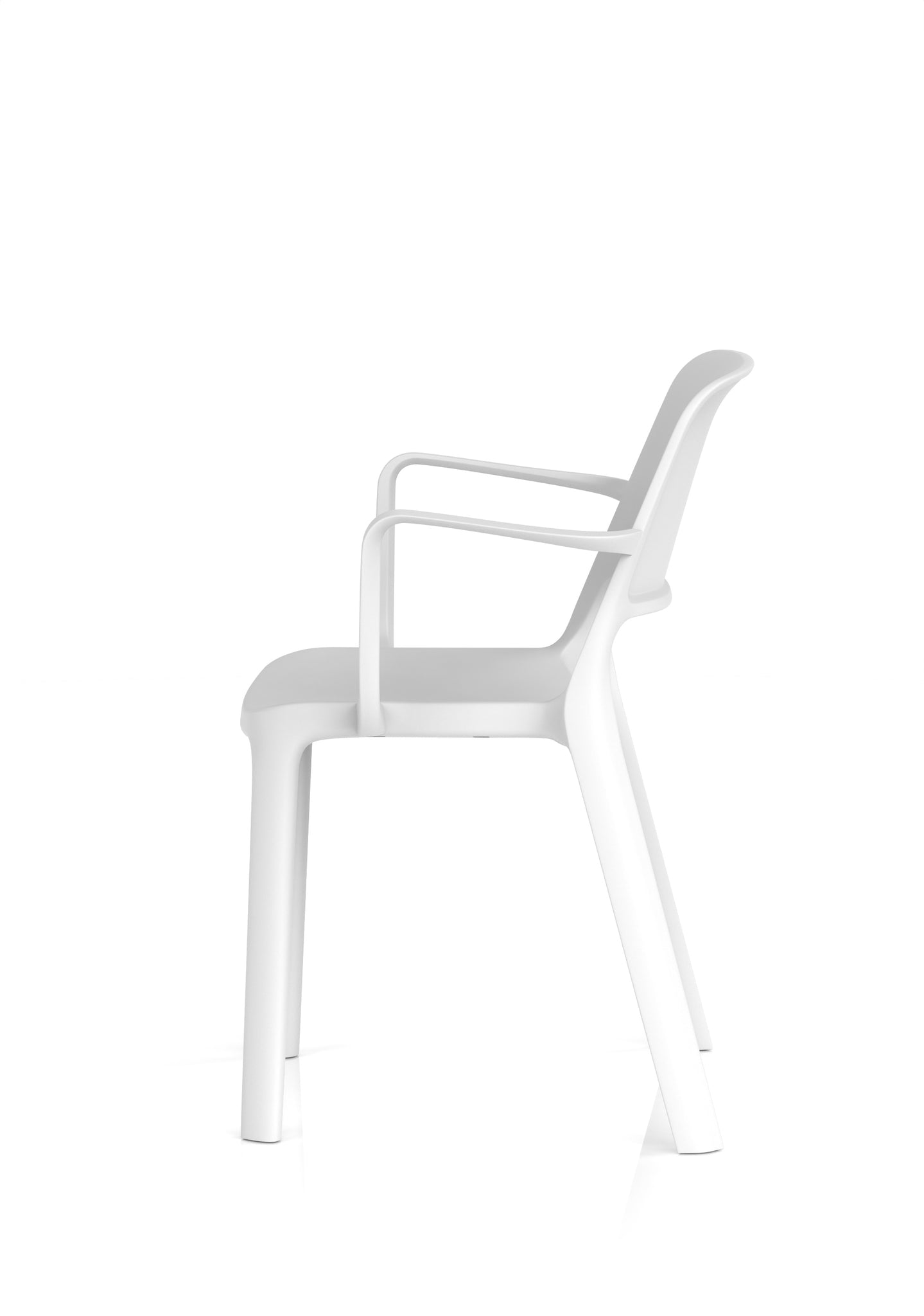 Nest Loop Stacking Cafe & Bistro Chair – Polypropylene, White/Grey/Blue, With or Without Arms, No Assembly, 5 Year Warranty – Modern Space-Saving Office Dining Seating