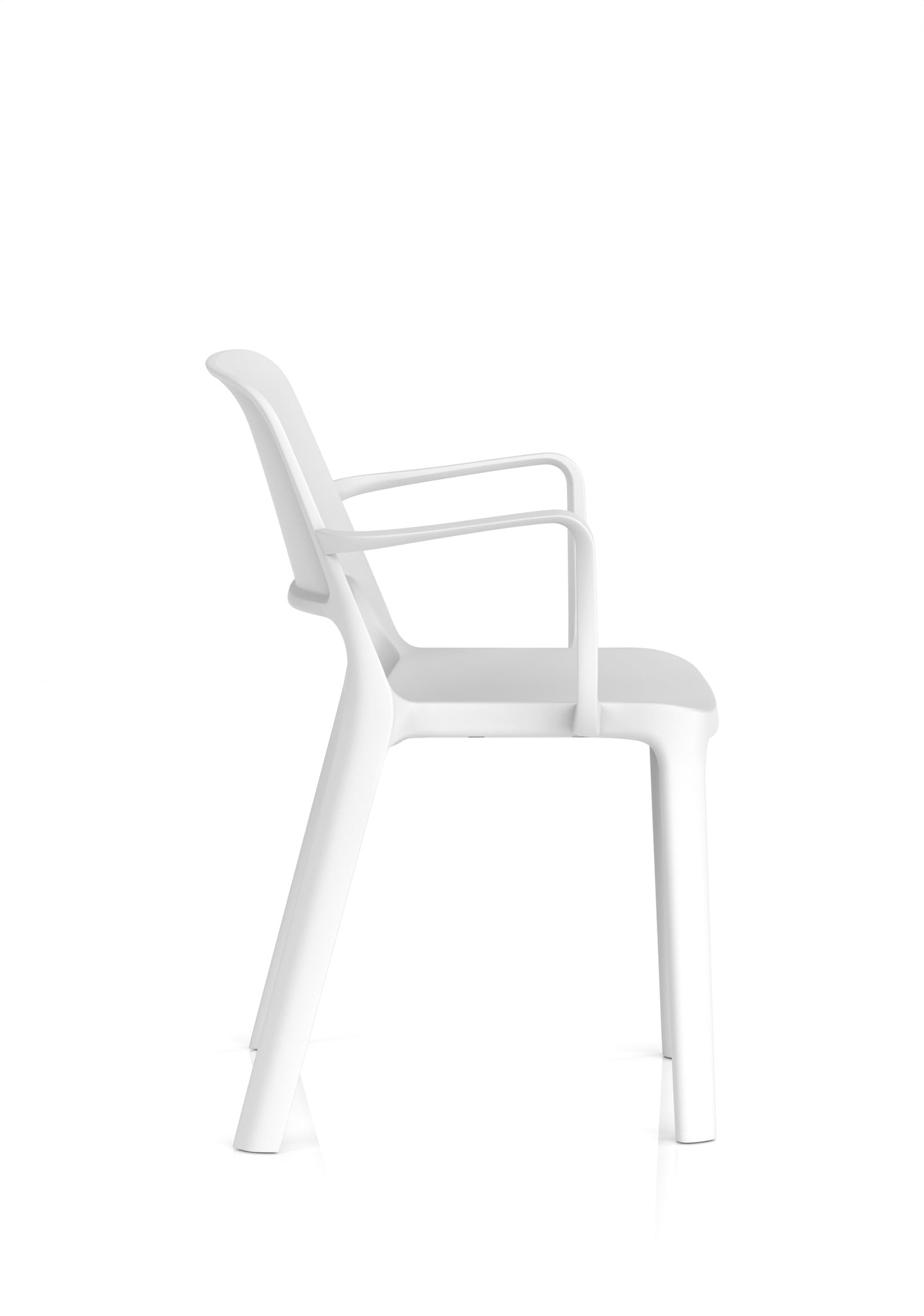 Nest Loop Stacking Cafe & Bistro Chair – Polypropylene, White/Grey/Blue, With or Without Arms, No Assembly, 5 Year Warranty – Modern Space-Saving Office Dining Seating