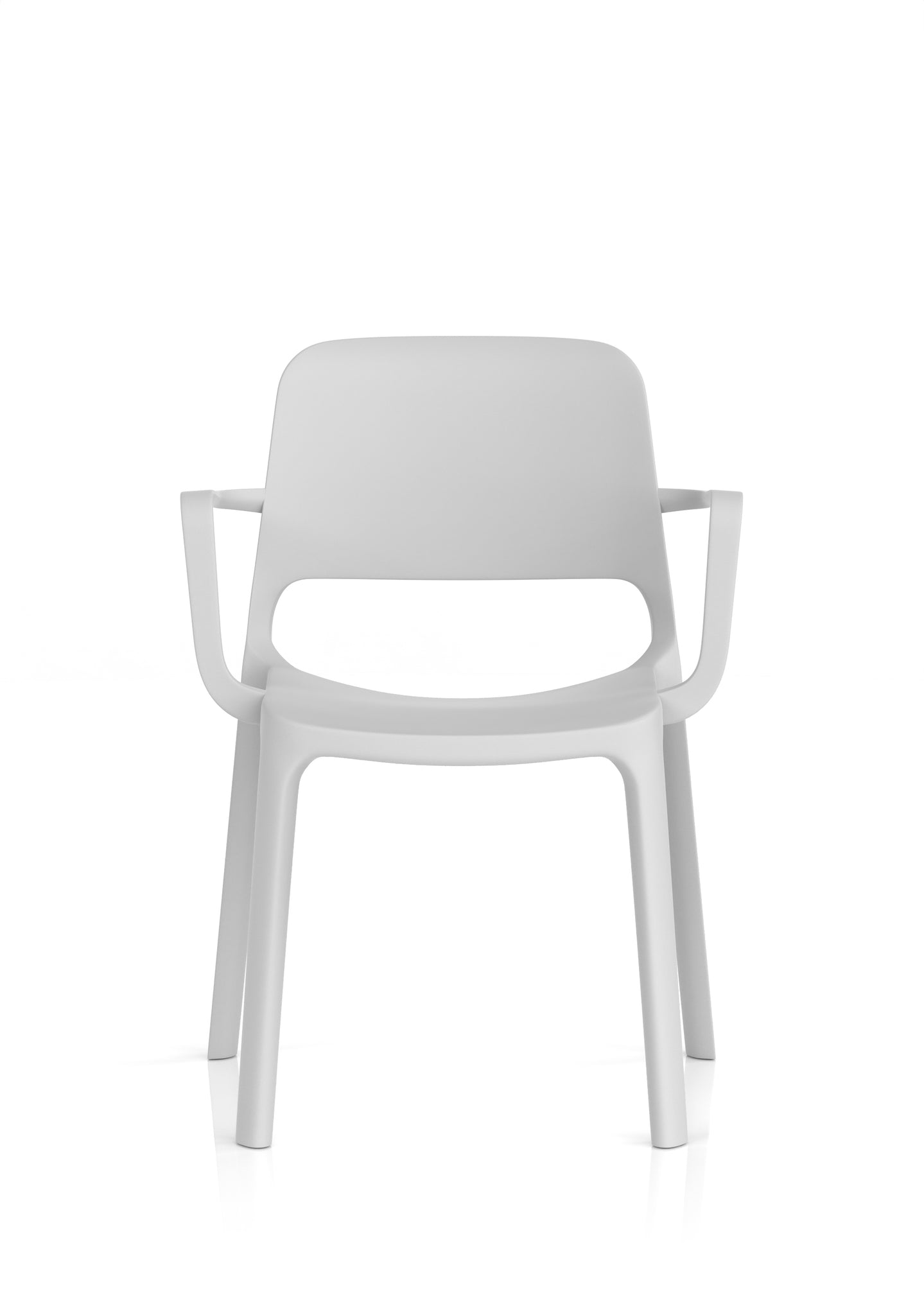 Nest Loop Stacking Cafe & Bistro Chair – Polypropylene, White/Grey/Blue, With or Without Arms, No Assembly, 5 Year Warranty – Modern Space-Saving Office Dining Seating