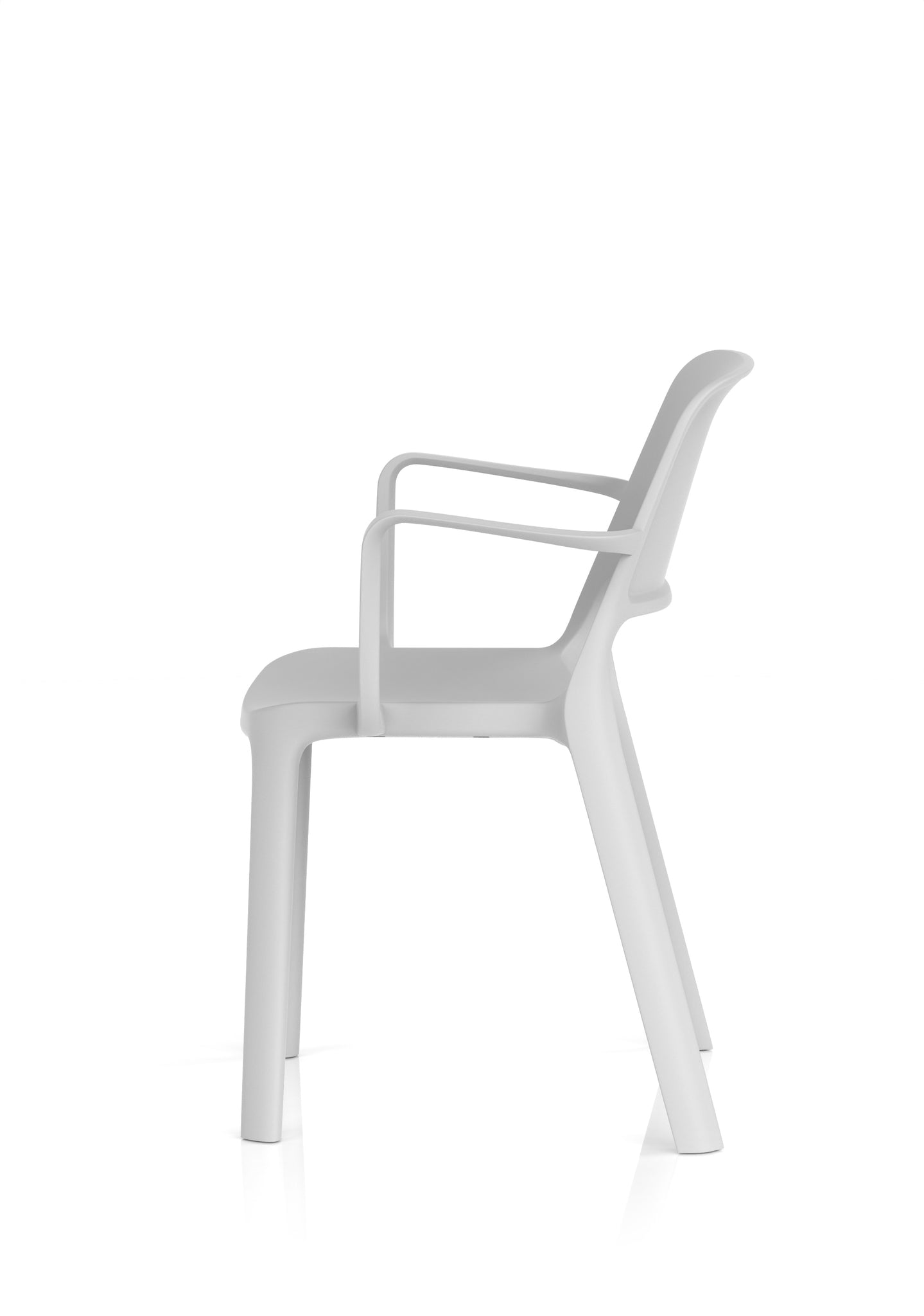 Nest Loop Stacking Cafe & Bistro Chair – Polypropylene, White/Grey/Blue, With or Without Arms, No Assembly, 5 Year Warranty – Modern Space-Saving Office Dining Seating