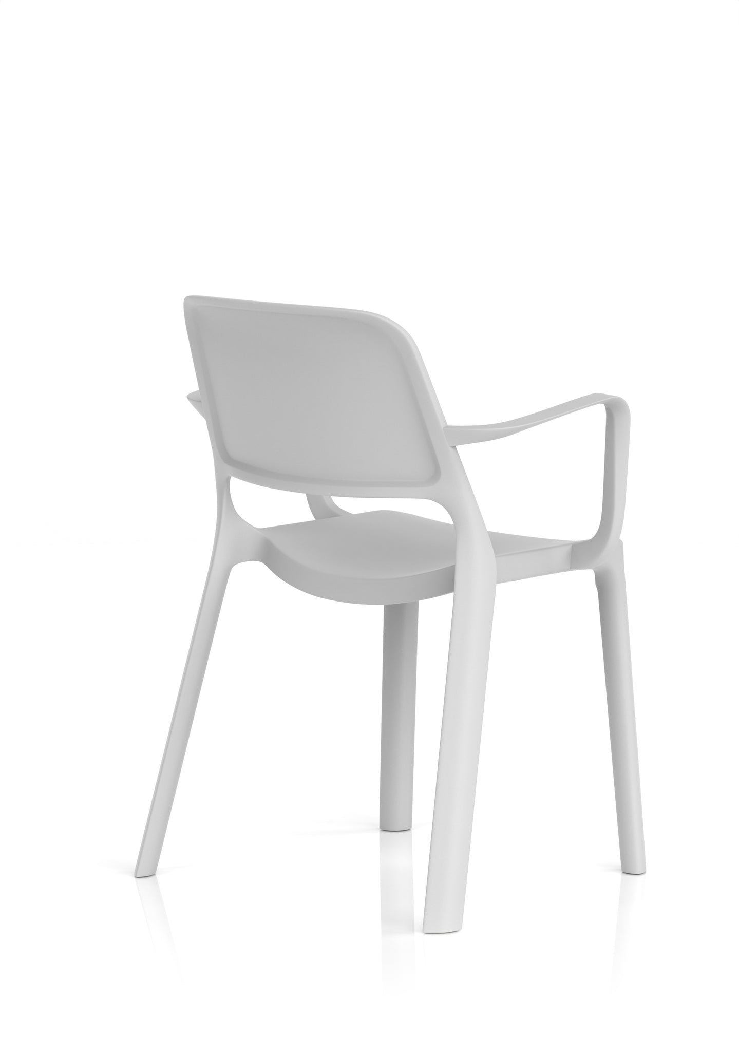 Nest Loop Stacking Cafe & Bistro Chair – Polypropylene, White/Grey/Blue, With or Without Arms, No Assembly, 5 Year Warranty – Modern Space-Saving Office Dining Seating