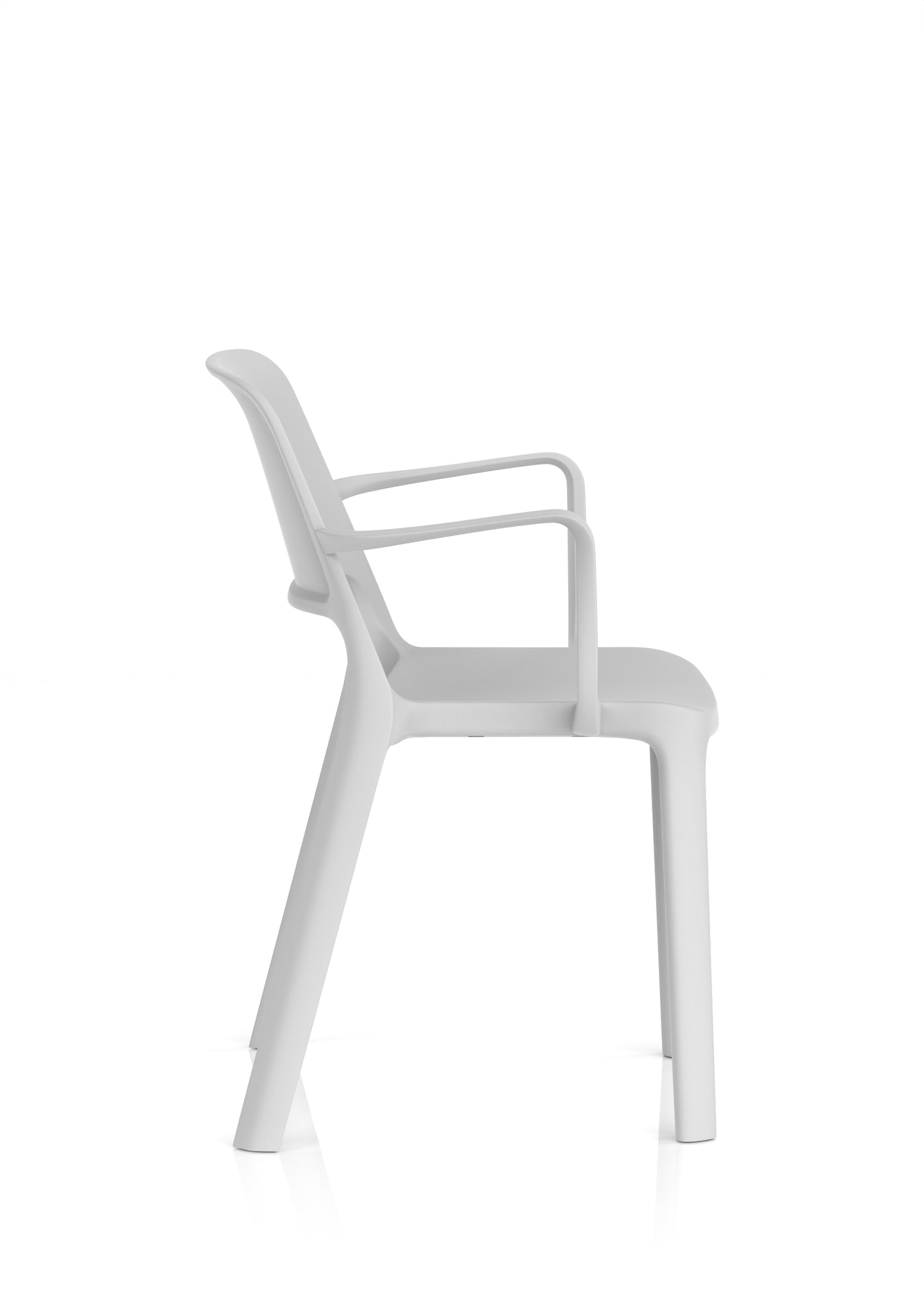 Nest Loop Stacking Cafe & Bistro Chair – Polypropylene, White/Grey/Blue, With or Without Arms, No Assembly, 5 Year Warranty – Modern Space-Saving Office Dining Seating