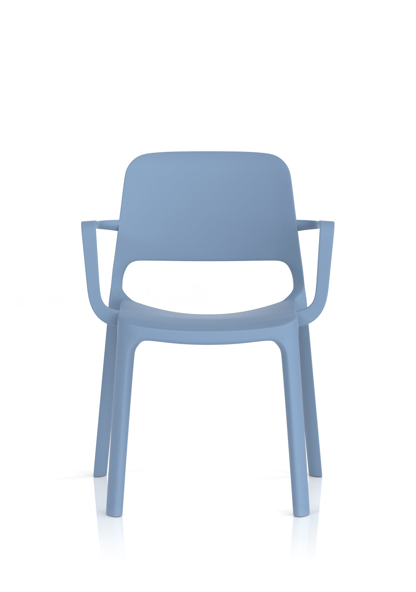 Nest Loop Stacking Cafe & Bistro Chair – Polypropylene, White/Grey/Blue, With or Without Arms, No Assembly, 5 Year Warranty – Modern Space-Saving Office Dining Seating
