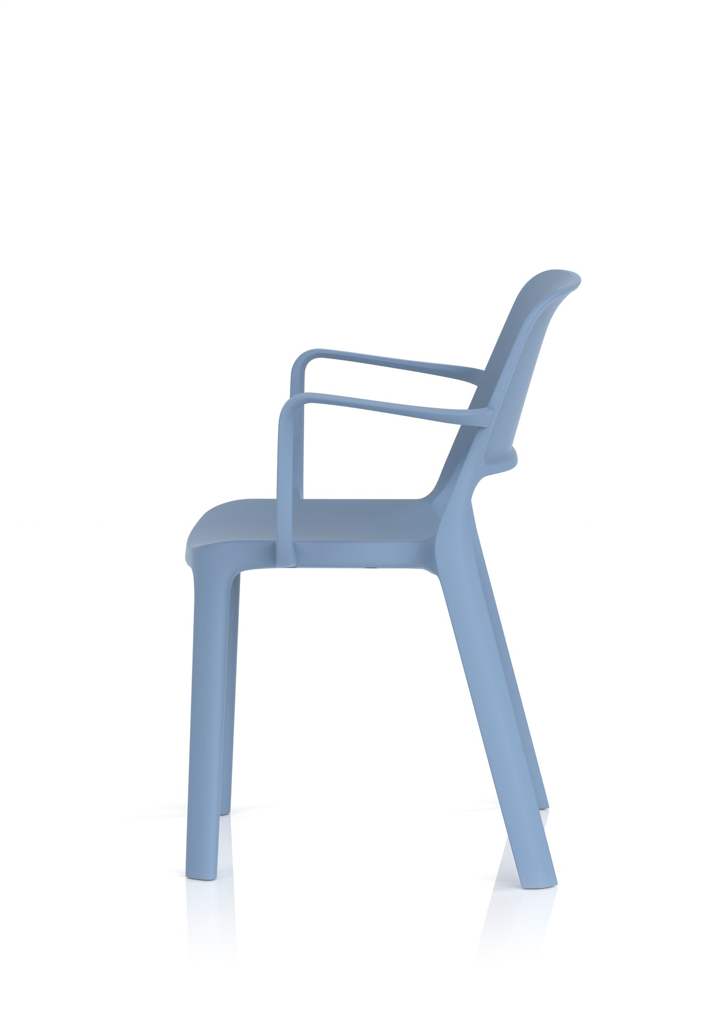Nest Loop Stacking Cafe & Bistro Chair – Polypropylene, White/Grey/Blue, With or Without Arms, No Assembly, 5 Year Warranty – Modern Space-Saving Office Dining Seating