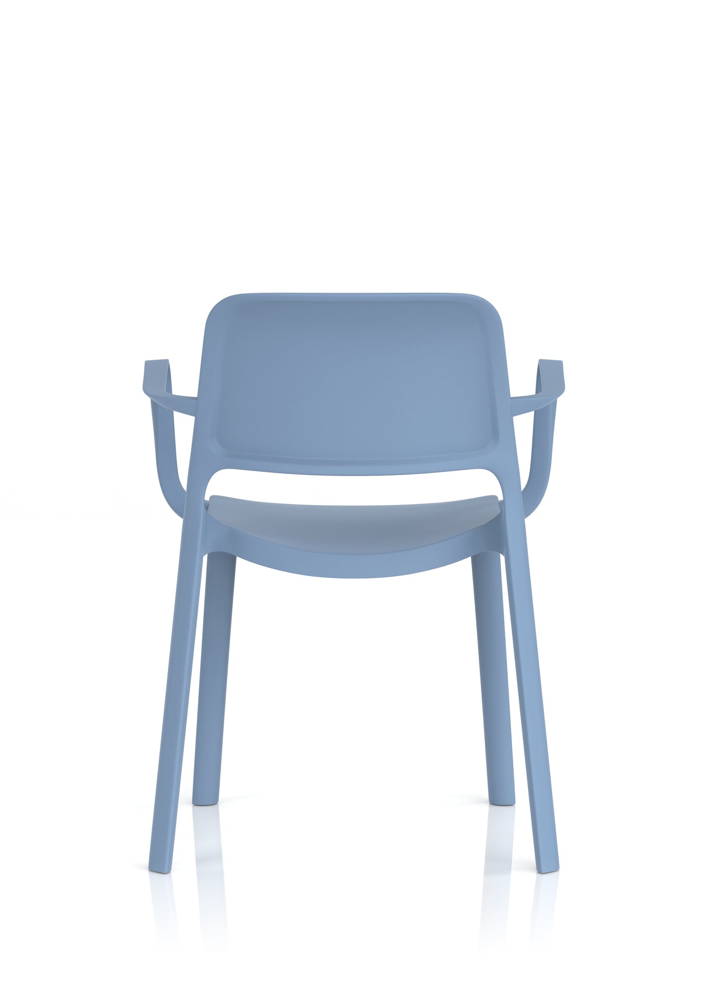 Nest Loop Stacking Cafe & Bistro Chair – Polypropylene, White/Grey/Blue, With or Without Arms, No Assembly, 5 Year Warranty – Modern Space-Saving Office Dining Seating