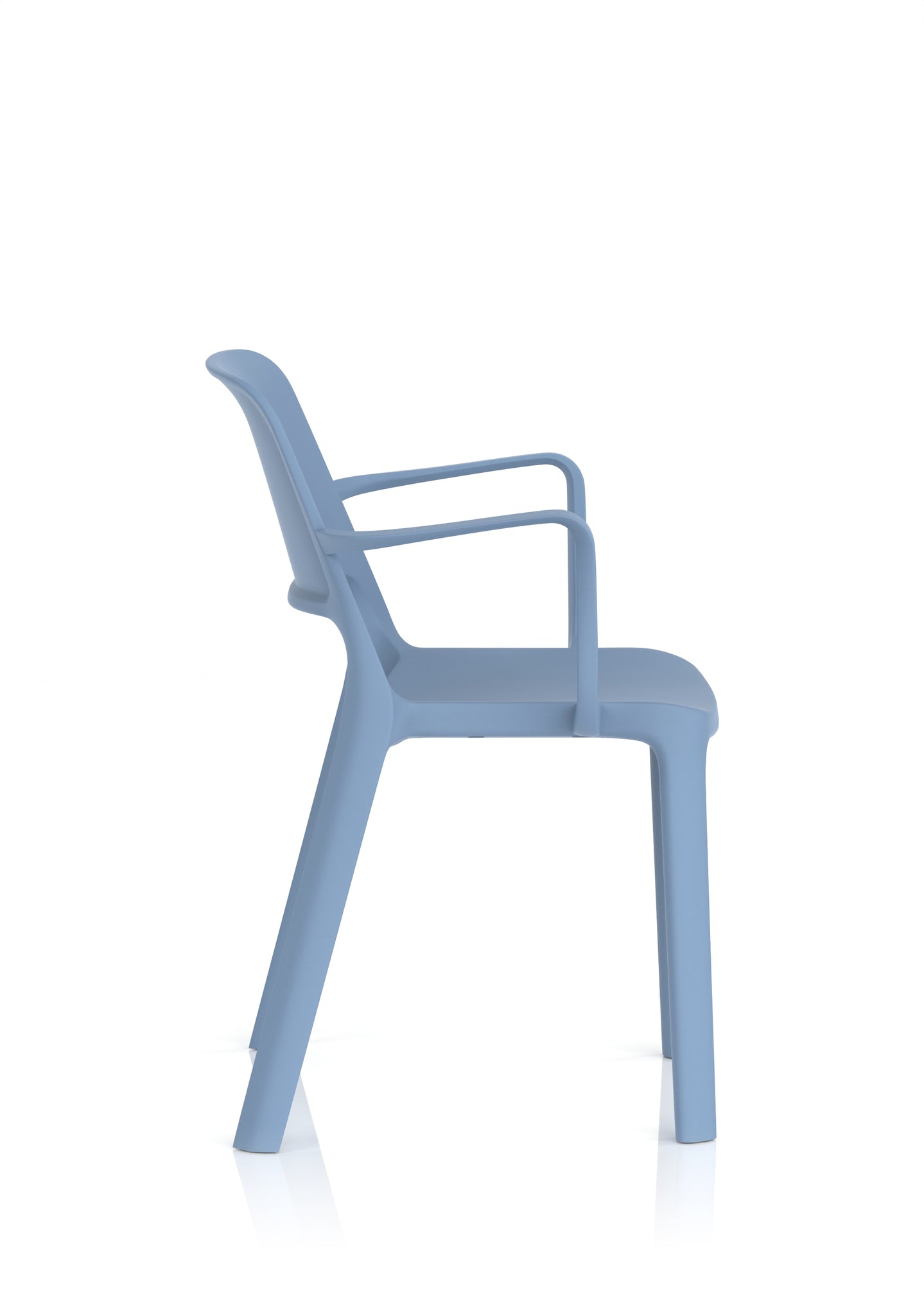 Nest Loop Stacking Cafe & Bistro Chair – Polypropylene, White/Grey/Blue, With or Without Arms, No Assembly, 5 Year Warranty – Modern Space-Saving Office Dining Seating