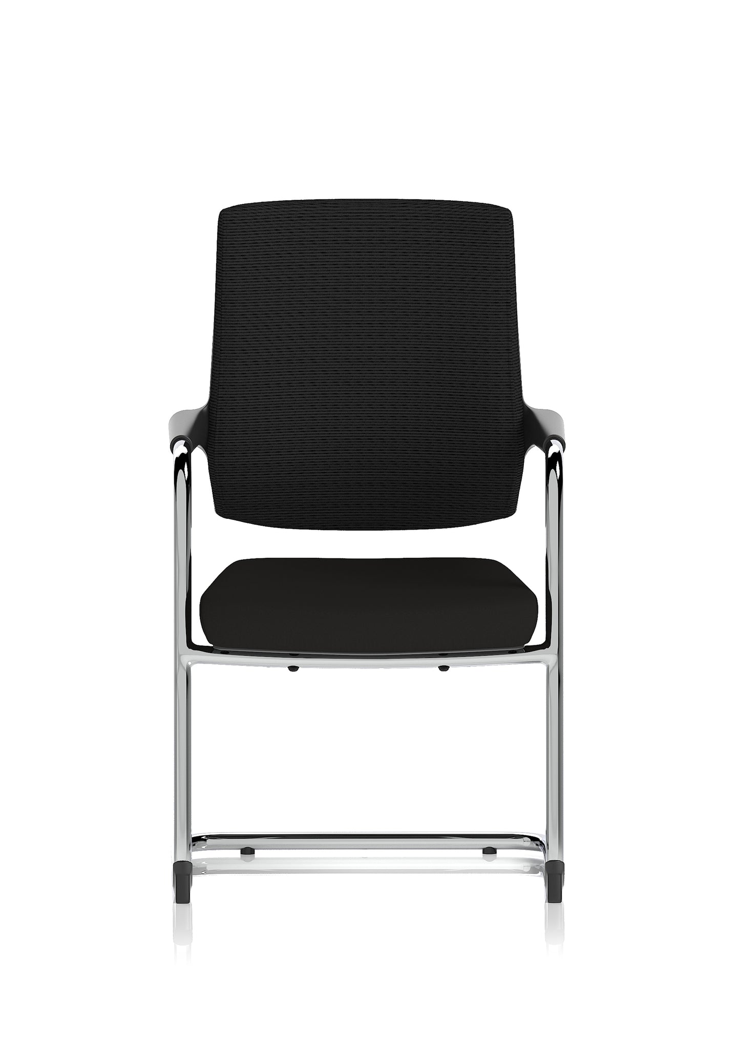 Vero Airmesh Back Cantilever Office Chair, Black, Ergonomic Mesh Back, Steel Frame, Self-Assembly Required, 5 Year Warranty