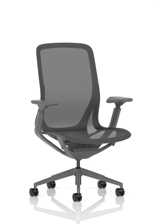 Lumo Executive Office Chair – Mesh Back, Multiple Colours, Adjustable with/without Headrest, Self-Assembly, 5 Year Warranty on Mechanical Parts