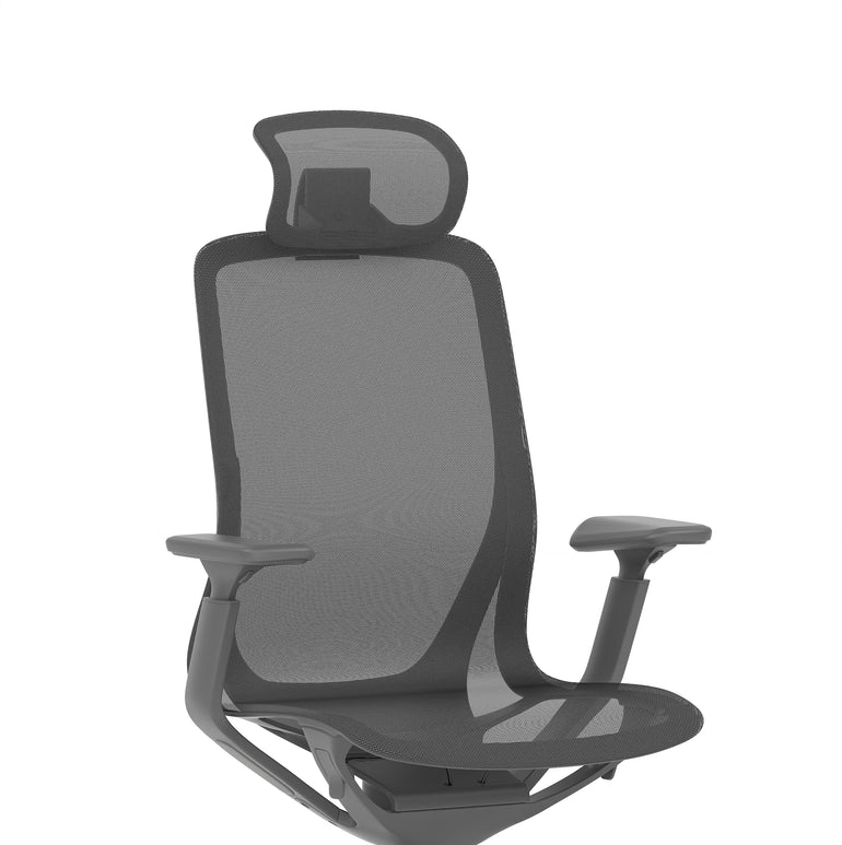 Lumo Executive Office Chair – Mesh Back, Multiple Colours, Adjustable with/without Headrest, Self-Assembly, 5 Year Warranty on Mechanical Parts