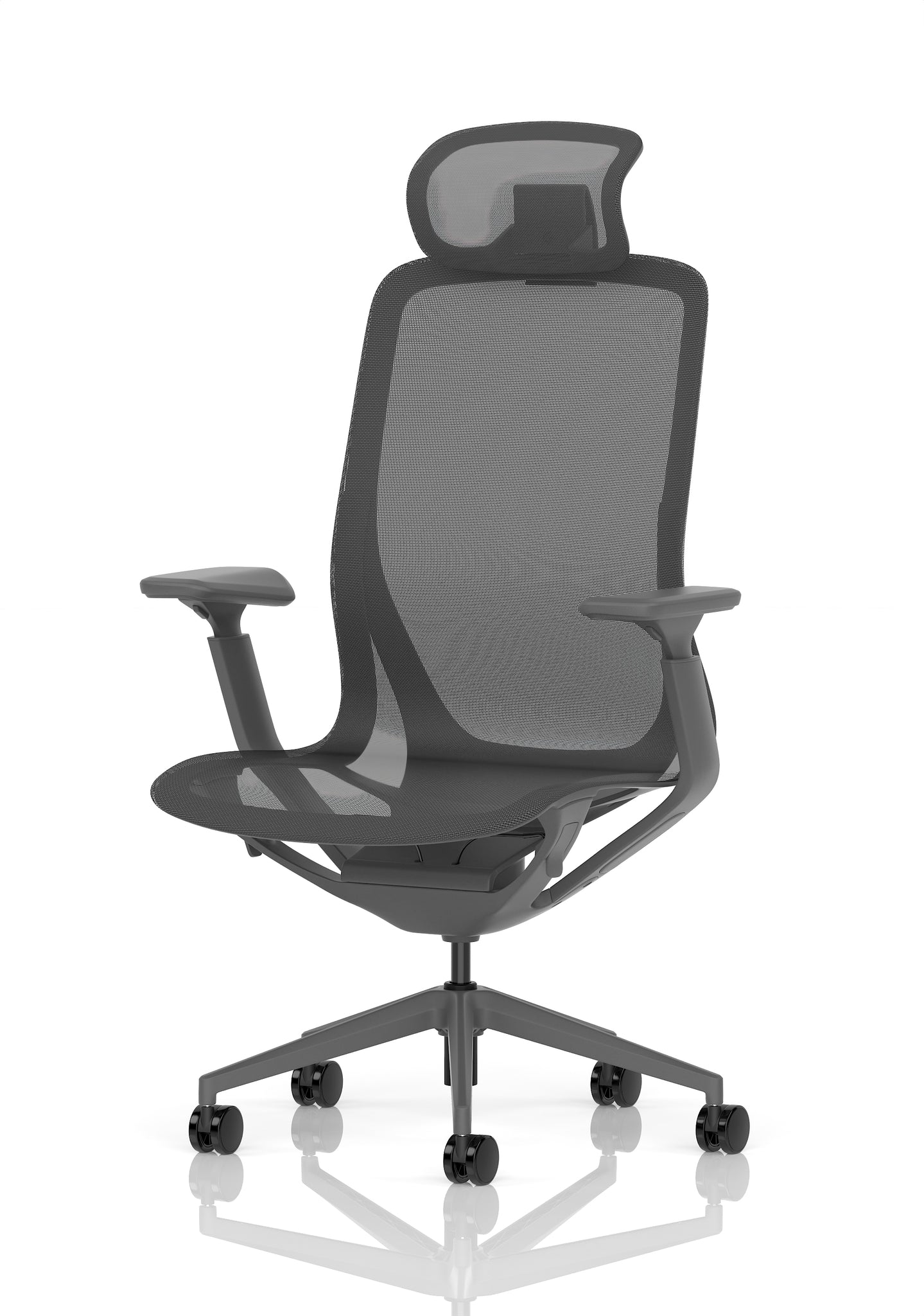 Lumo Executive Office Chair – Mesh Back, Multiple Colours, Adjustable with/without Headrest, Self-Assembly, 5 Year Warranty on Mechanical Parts