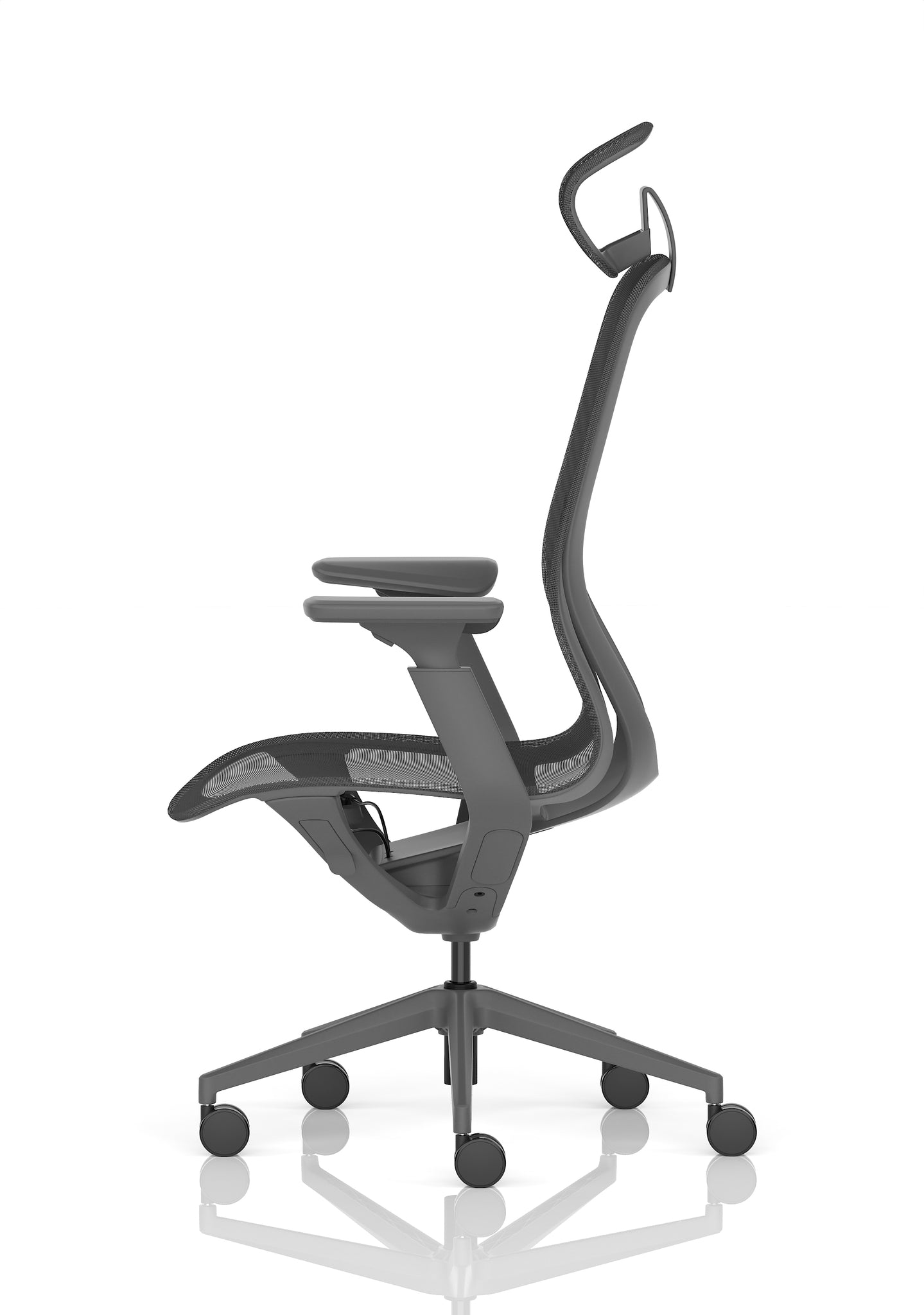 Lumo Executive Office Chair – Mesh Back, Multiple Colours, Adjustable with/without Headrest, Self-Assembly, 5 Year Warranty on Mechanical Parts