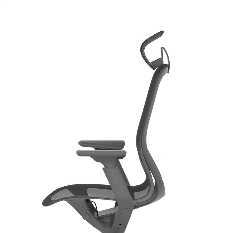Lumo Executive Office Chair – Mesh Back, Multiple Colours, Adjustable with/without Headrest, Self-Assembly, 5 Year Warranty on Mechanical Parts