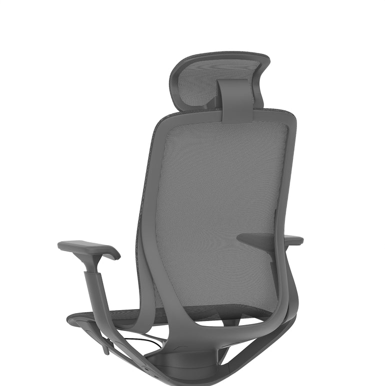 Lumo Executive Office Chair – Mesh Back, Multiple Colours, Adjustable with/without Headrest, Self-Assembly, 5 Year Warranty on Mechanical Parts