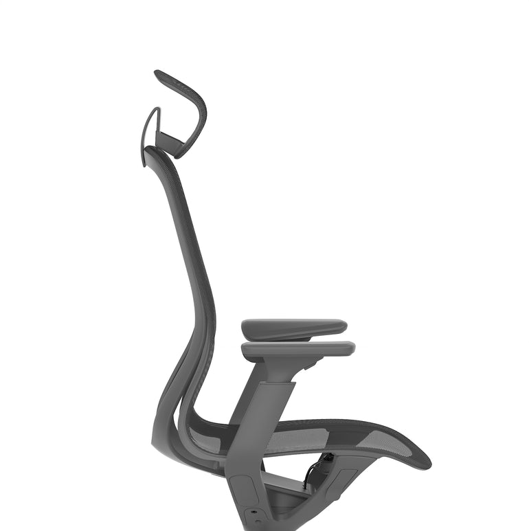 Lumo Executive Office Chair – Mesh Back, Multiple Colours, Adjustable with/without Headrest, Self-Assembly, 5 Year Warranty on Mechanical Parts