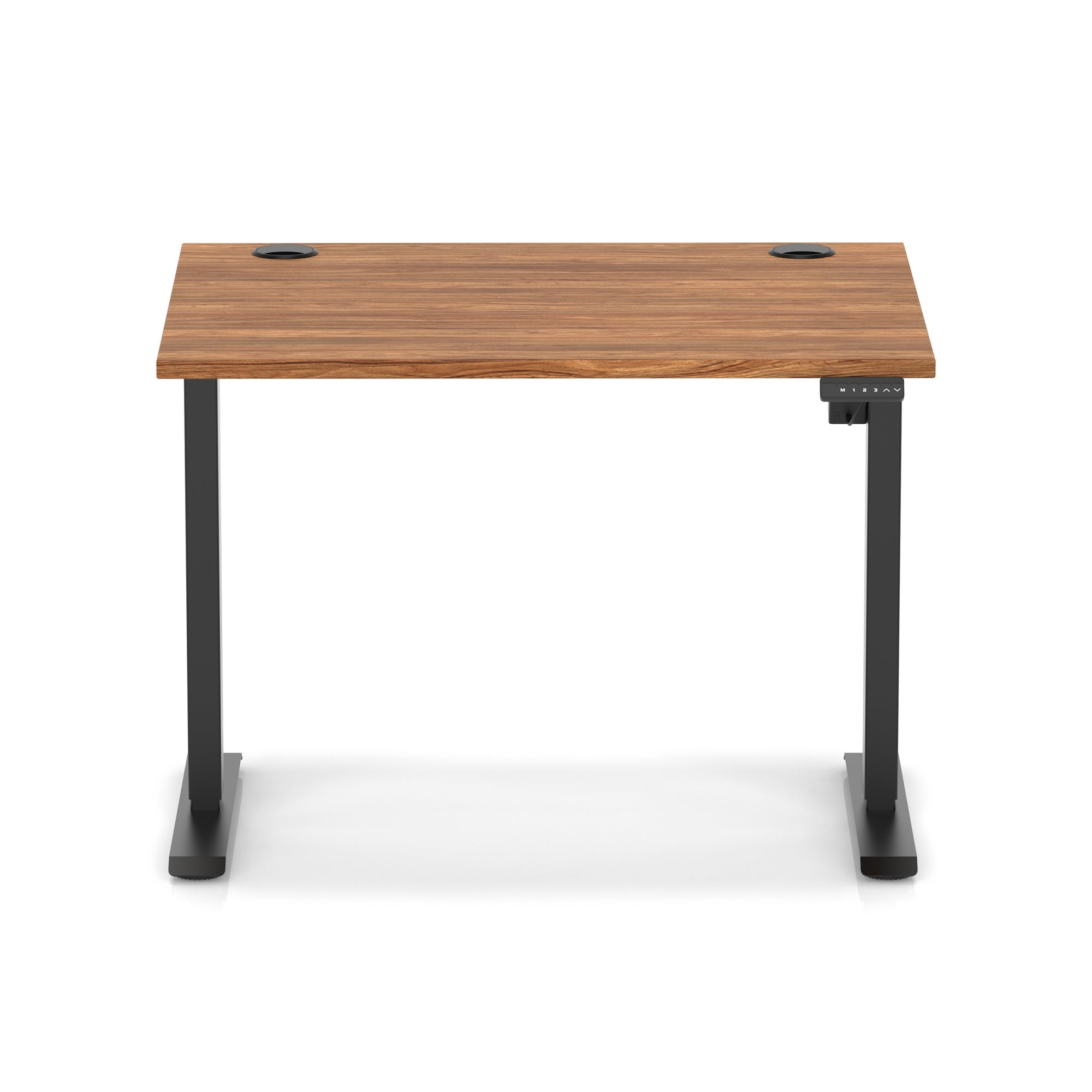 Air Lite Height Adjustable Desk with Cable Ports, 1000–1600mm Widths, Multiple Desktop & Frame Colours, MFC, 5 Year Warranty, Office Computer Workstation