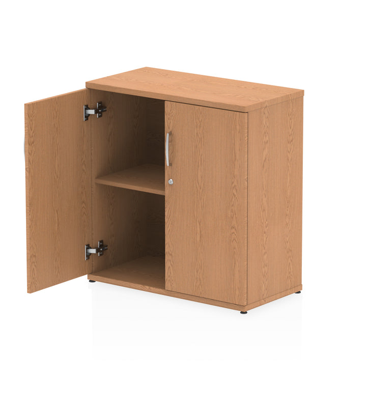 Impulse MFC Cupboard - Self-Assembly, 4 Sizes, 5-Year Guarantee, Adjustable Shelves, Lockable Doors - 800mm W x 400mm D (43-92kg)