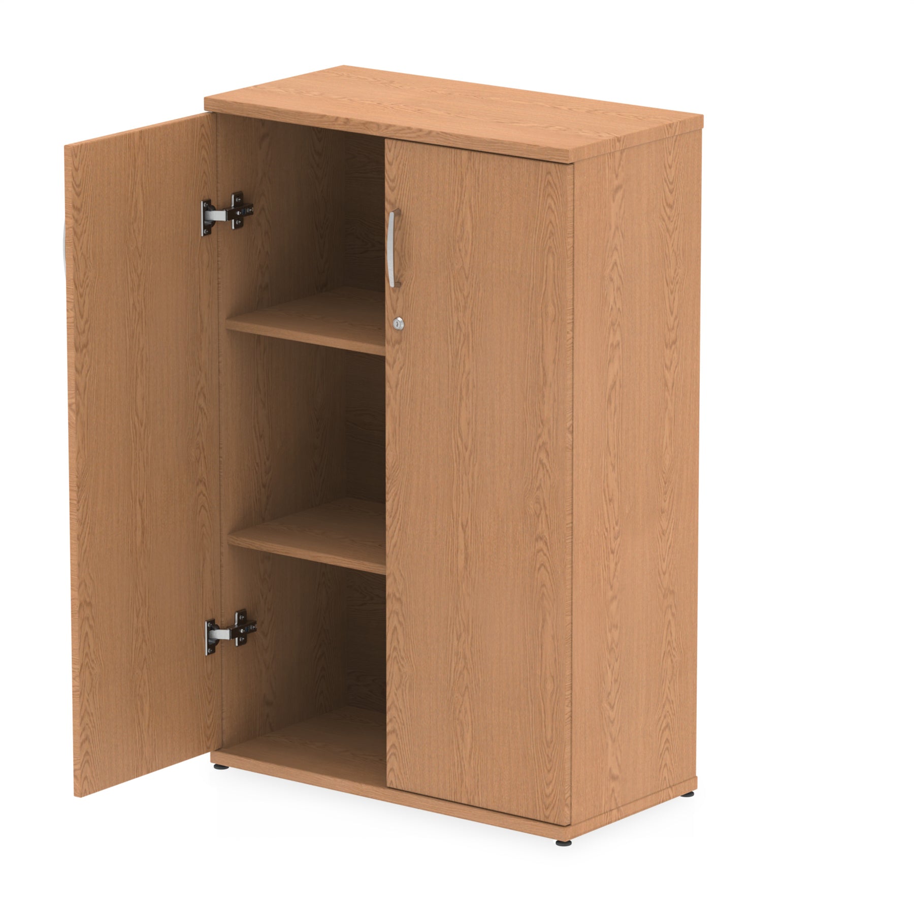 Impulse MFC Cupboard - Self-Assembly, 4 Sizes, 5-Year Guarantee, Adjustable Shelves, Lockable Doors - 800mm W x 400mm D (43-92kg)