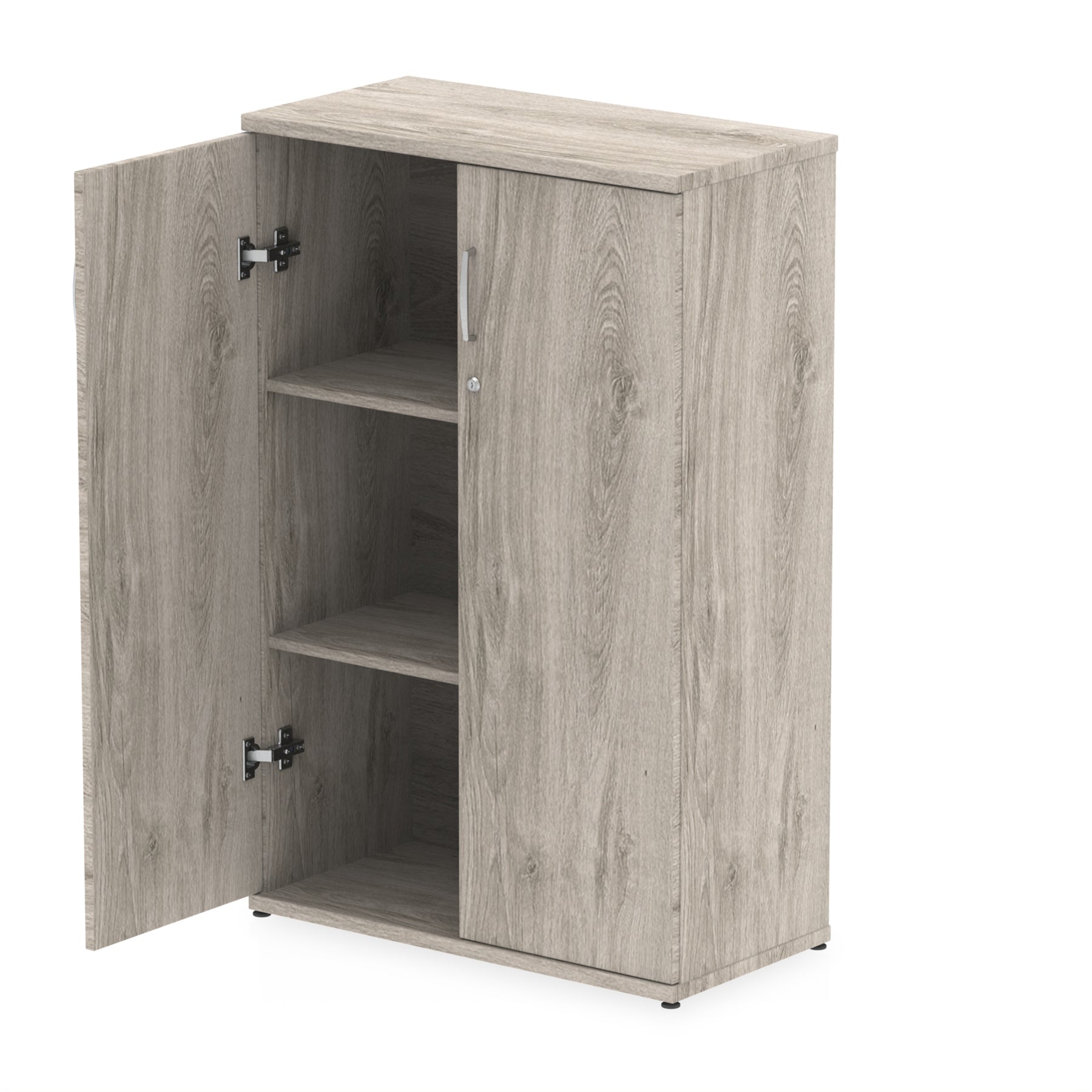 Impulse MFC Cupboard - Self-Assembly, 4 Sizes, 5-Year Guarantee, Adjustable Shelves, Lockable Doors - 800mm W x 400mm D (43-92kg)