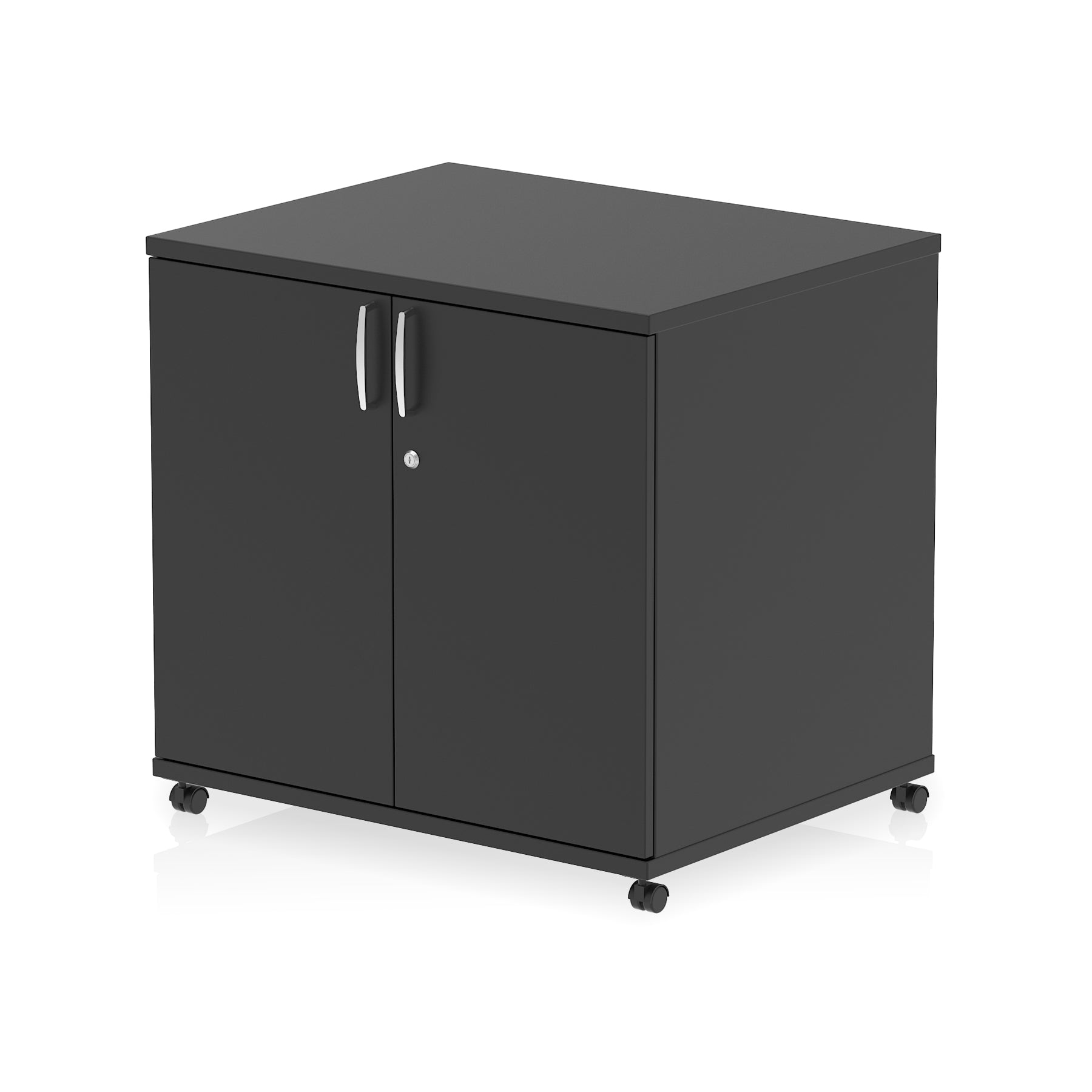 Impulse Mobile Cupboard – Lockable Office Storage, Mobile Design, MFC Material, Multiple Colours & White Accents Available, Self-Assembly, 10 Year Warranty