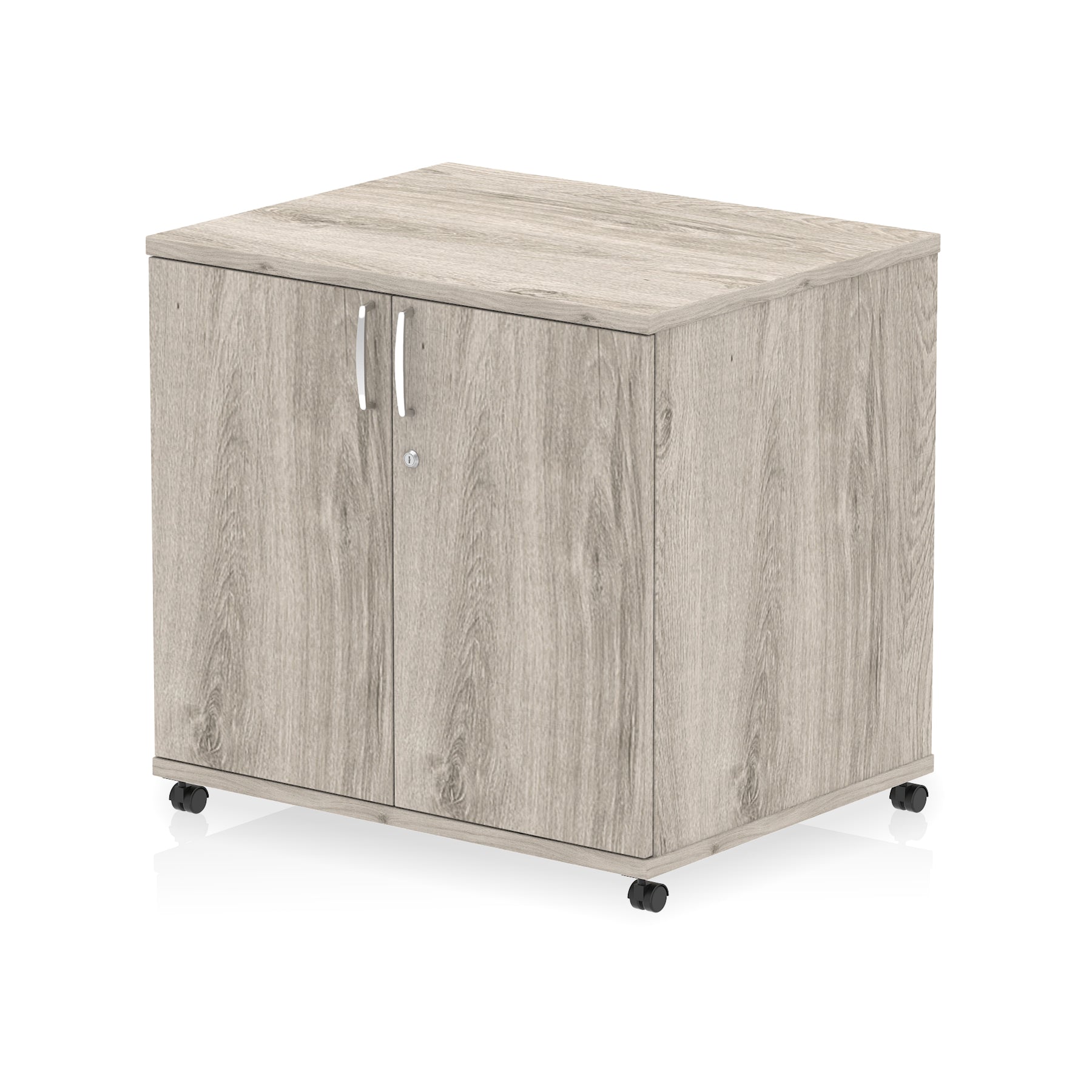 Impulse Mobile Cupboard – Lockable Office Storage, Mobile Design, MFC Material, Multiple Colours & White Accents Available, Self-Assembly, 10 Year Warranty