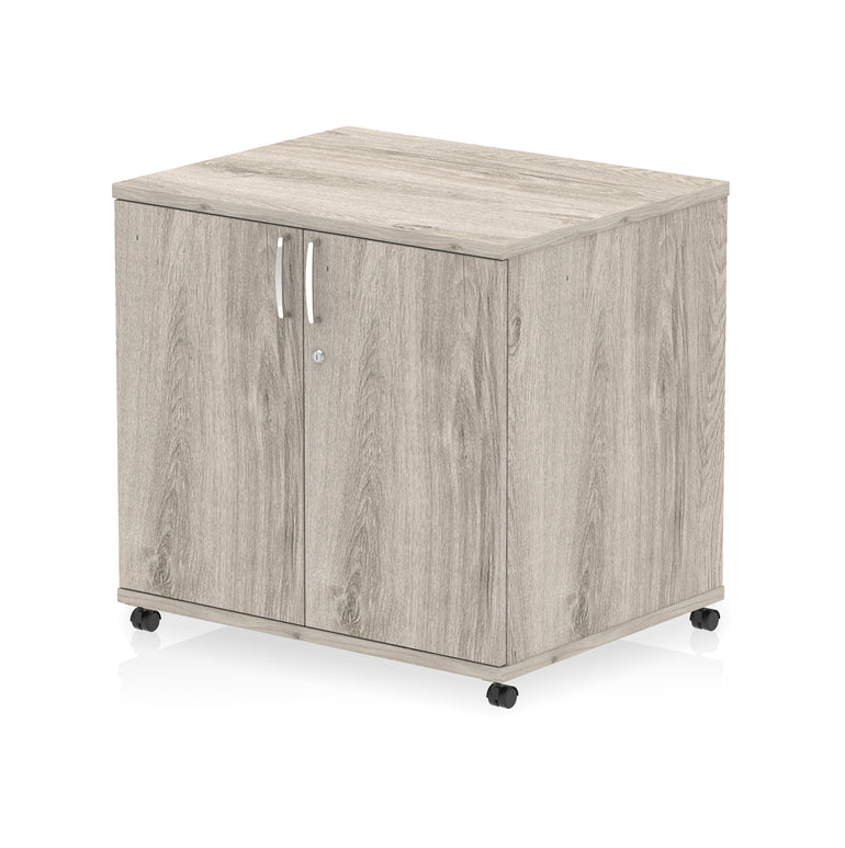 Impulse Mobile Cupboard – Lockable Office Storage, Mobile Design, MFC Material, Multiple Colours & White Accents Available, Self-Assembly, 10 Year Warranty