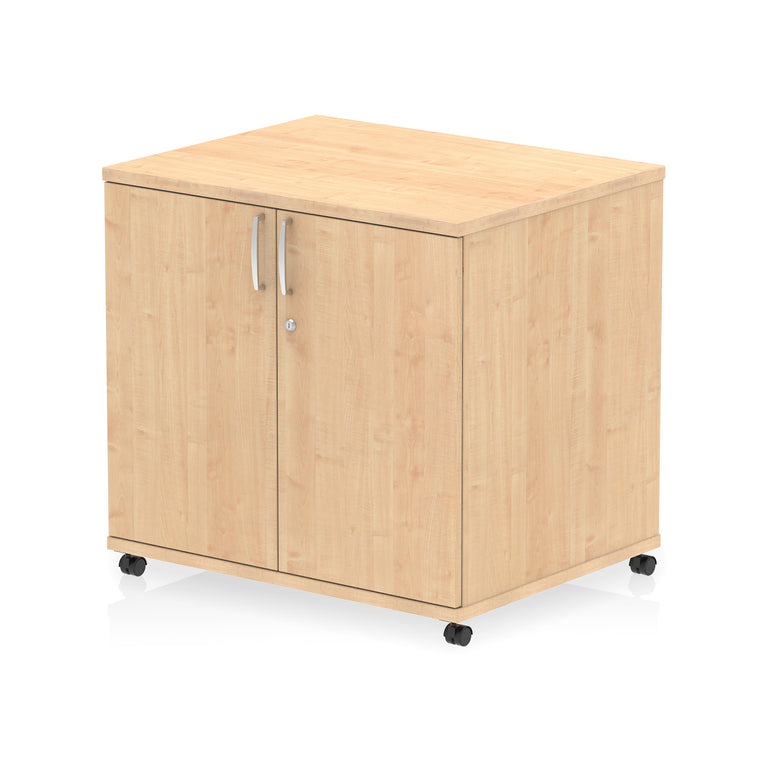 Impulse Mobile Cupboard – Lockable Office Storage, Mobile Design, MFC Material, Multiple Colours & White Accents Available, Self-Assembly, 10 Year Warranty