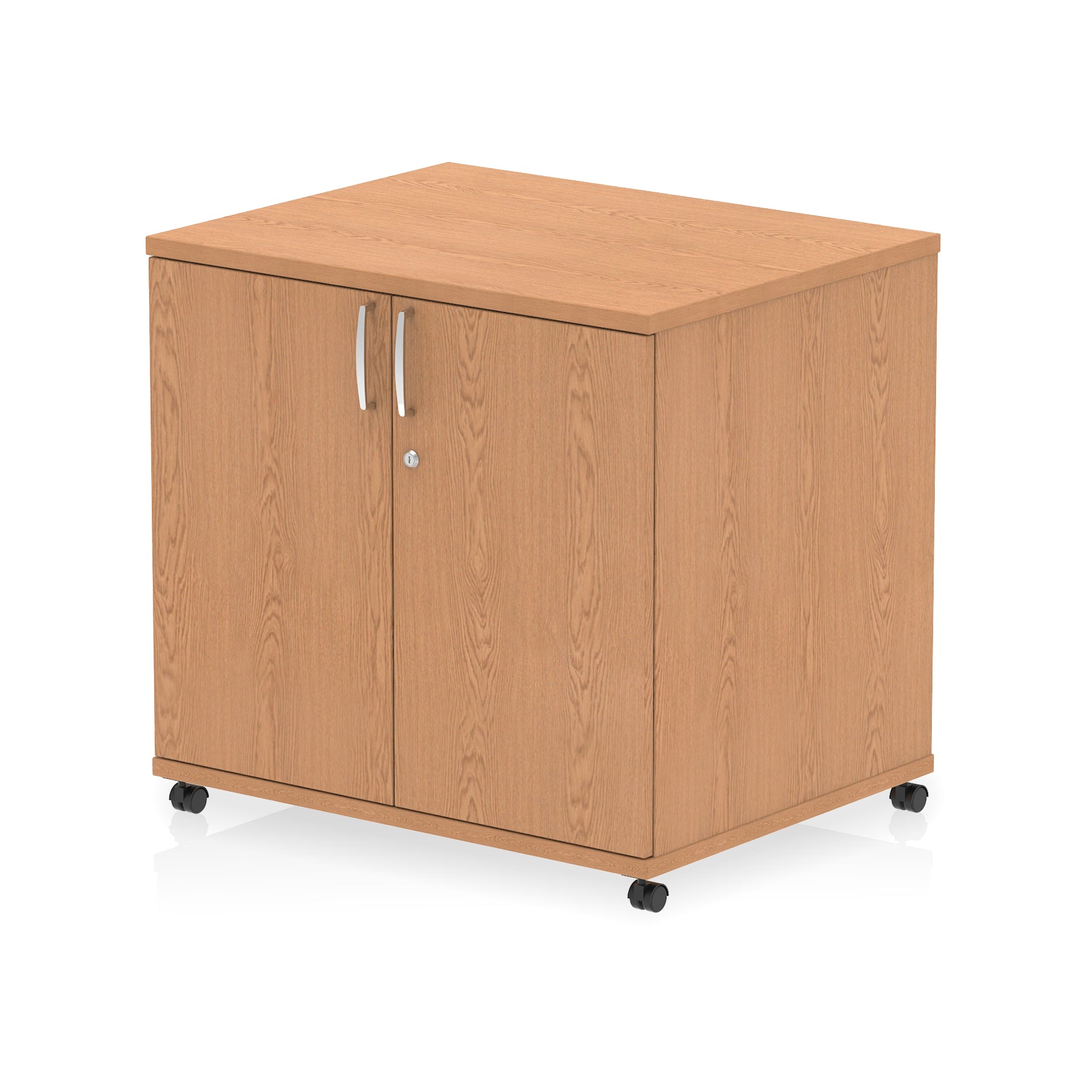 Impulse Mobile Cupboard – Lockable Office Storage, Mobile Design, MFC Material, Multiple Colours & White Accents Available, Self-Assembly, 10 Year Warranty