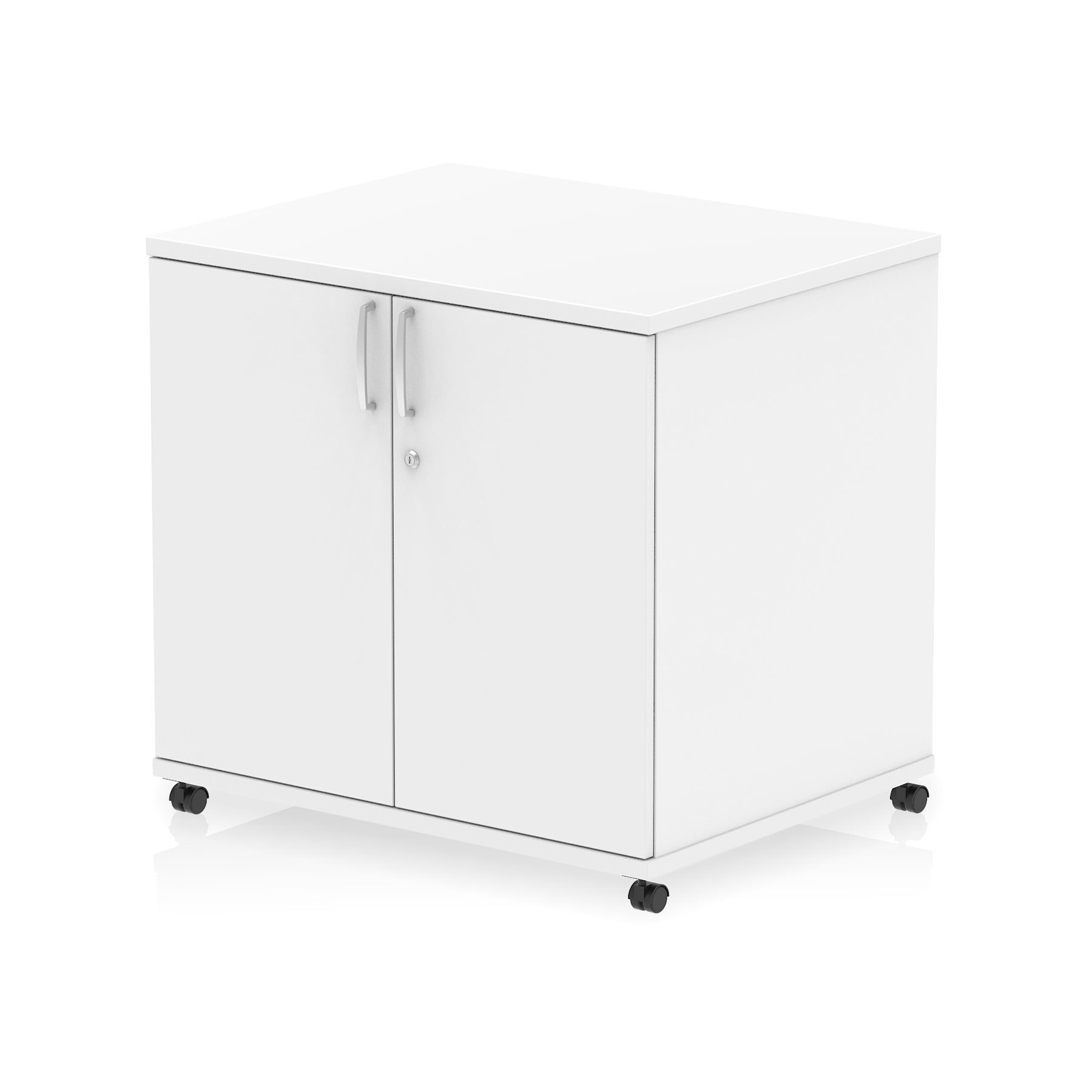 Impulse Mobile Cupboard – Lockable Office Storage, Mobile Design, MFC Material, Multiple Colours & White Accents Available, Self-Assembly, 10 Year Warranty