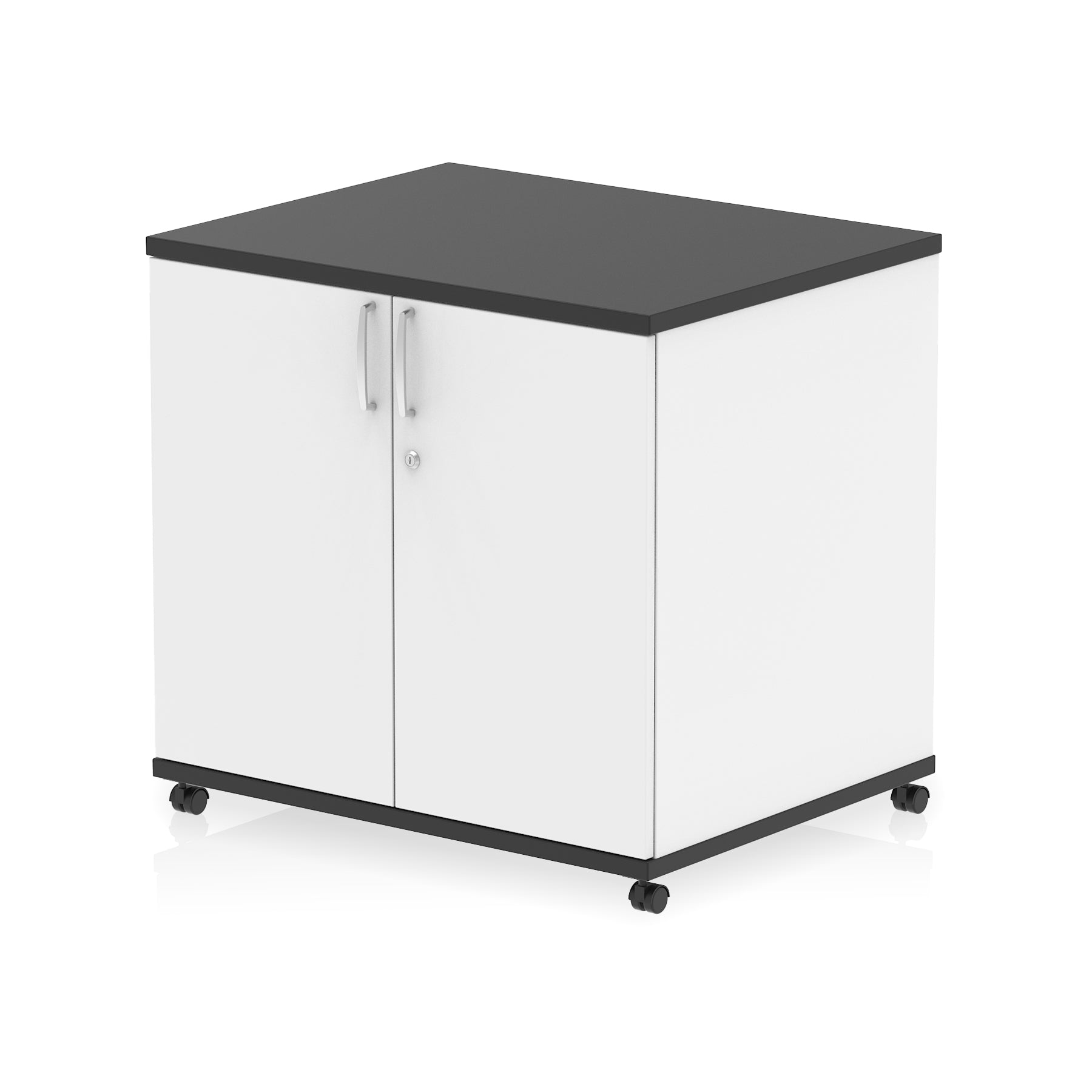 Impulse Mobile Cupboard – Lockable Office Storage, Mobile Design, MFC Material, Multiple Colours & White Accents Available, Self-Assembly, 10 Year Warranty