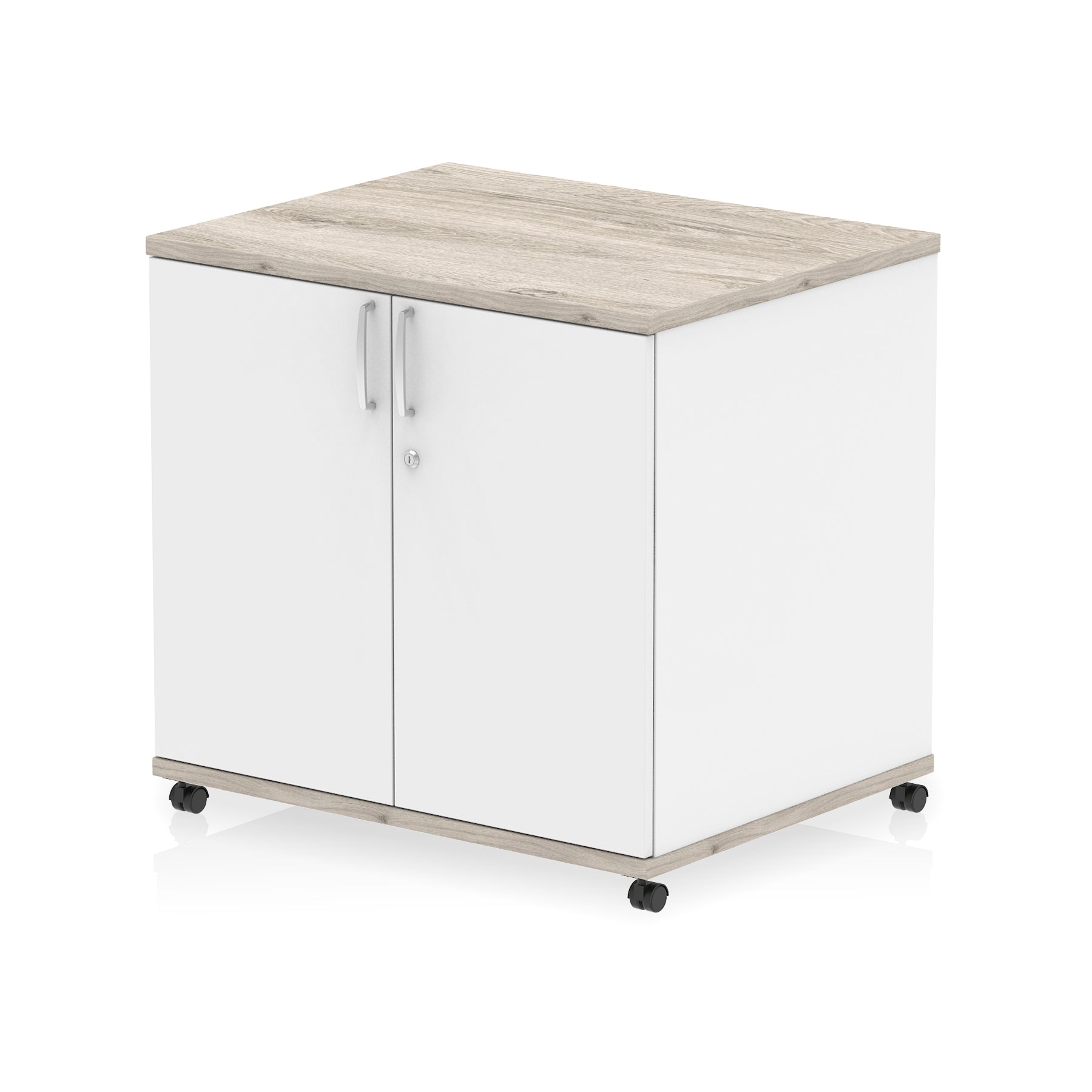 Impulse Mobile Cupboard – Lockable Office Storage, Mobile Design, MFC Material, Multiple Colours & White Accents Available, Self-Assembly, 10 Year Warranty