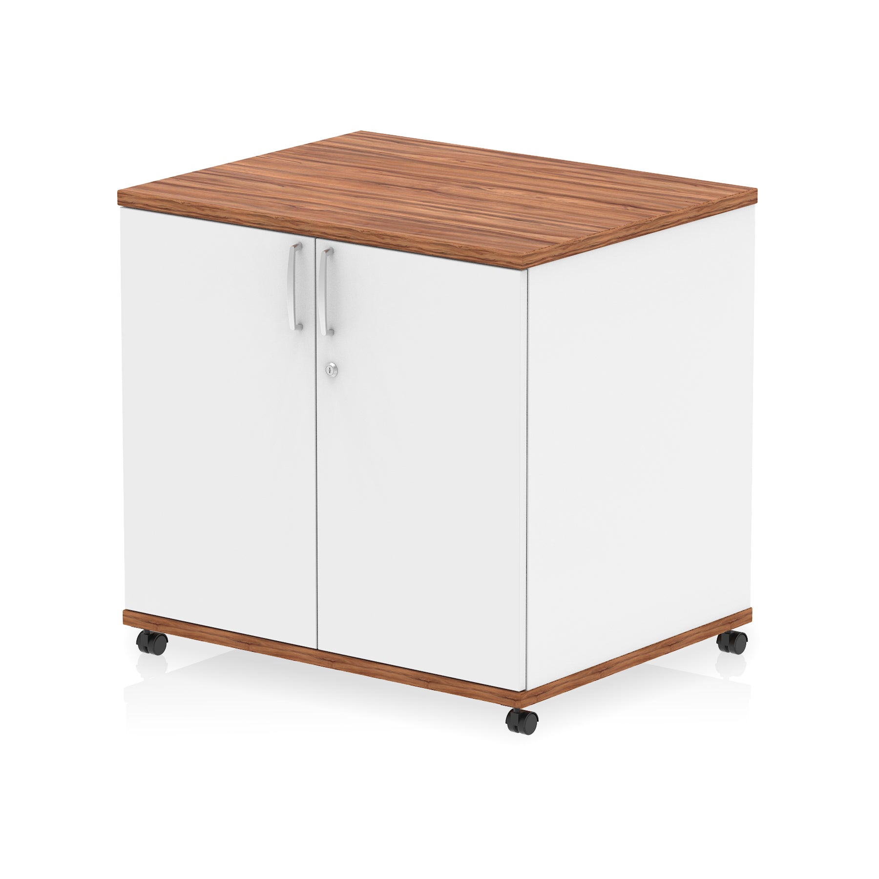 Impulse Mobile Cupboard – Lockable Office Storage, Mobile Design, MFC Material, Multiple Colours & White Accents Available, Self-Assembly, 10 Year Warranty