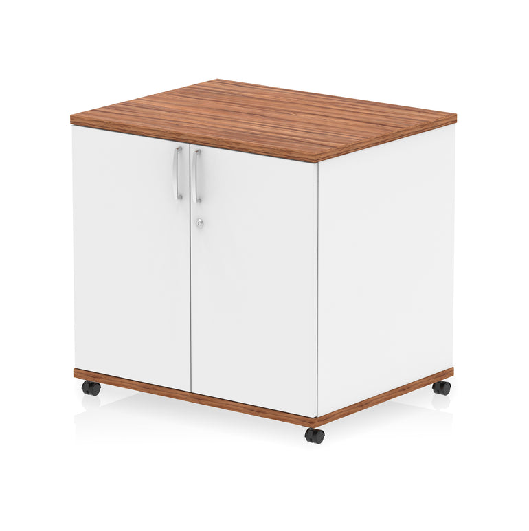 Impulse Mobile Cupboard – Lockable Office Storage, Mobile Design, MFC Material, Multiple Colours & White Accents Available, Self-Assembly, 10 Year Warranty
