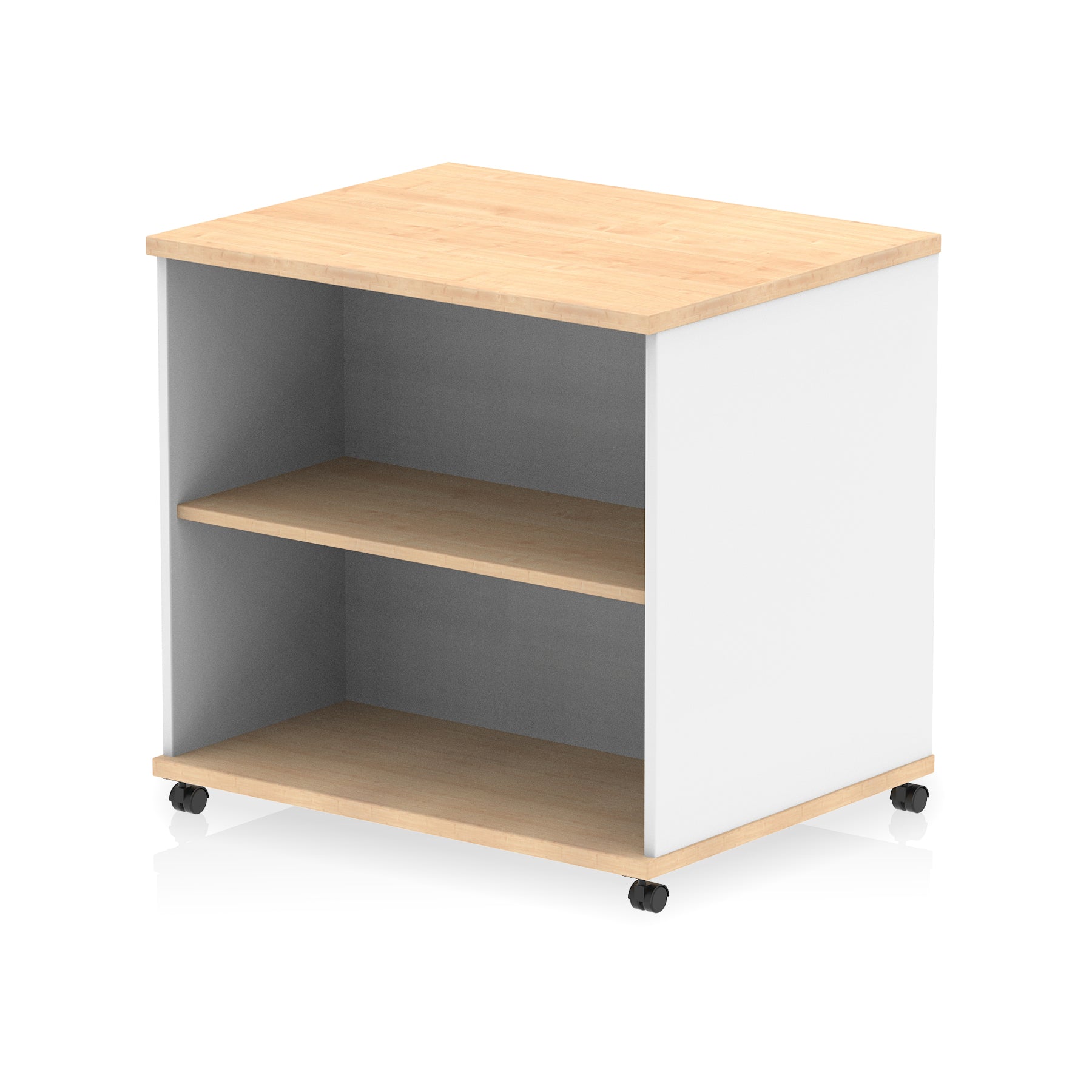 Impulse Mobile Bookcase – Durable MFC, Multiple Colours & Two-Tone Options, Self-Assembly, 10 Year Warranty – Modern Movable Storage for Home or Office