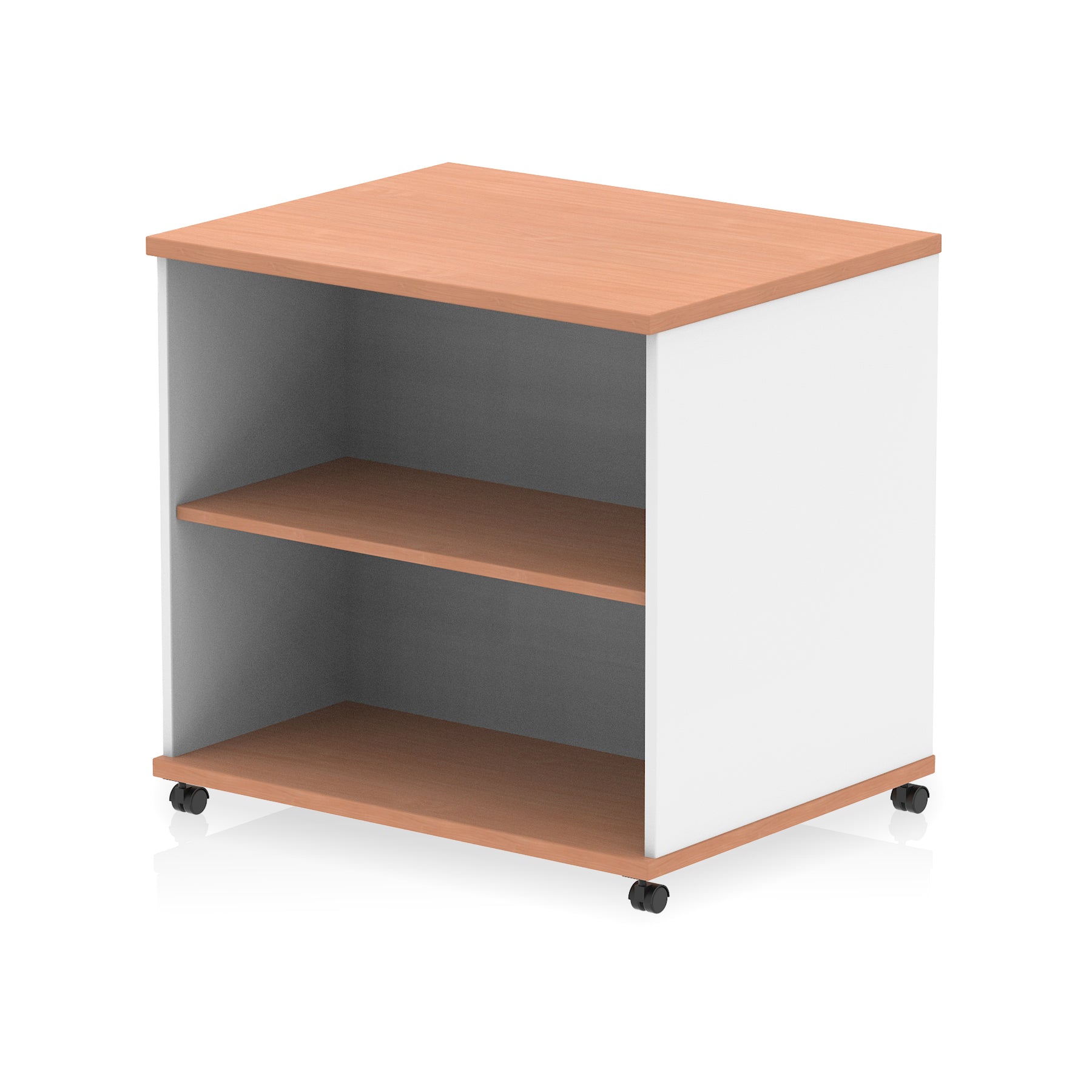 Impulse Mobile Bookcase – Durable MFC, Multiple Colours & Two-Tone Options, Self-Assembly, 10 Year Warranty – Modern Movable Storage for Home or Office