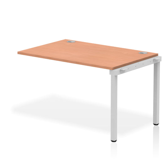 Impulse Single Row Bench Desk Extension Kit, 1200-1800mm, Multiple Desktop & Frame Colours, MFC, Self-Assembly, 10 Year Warranty