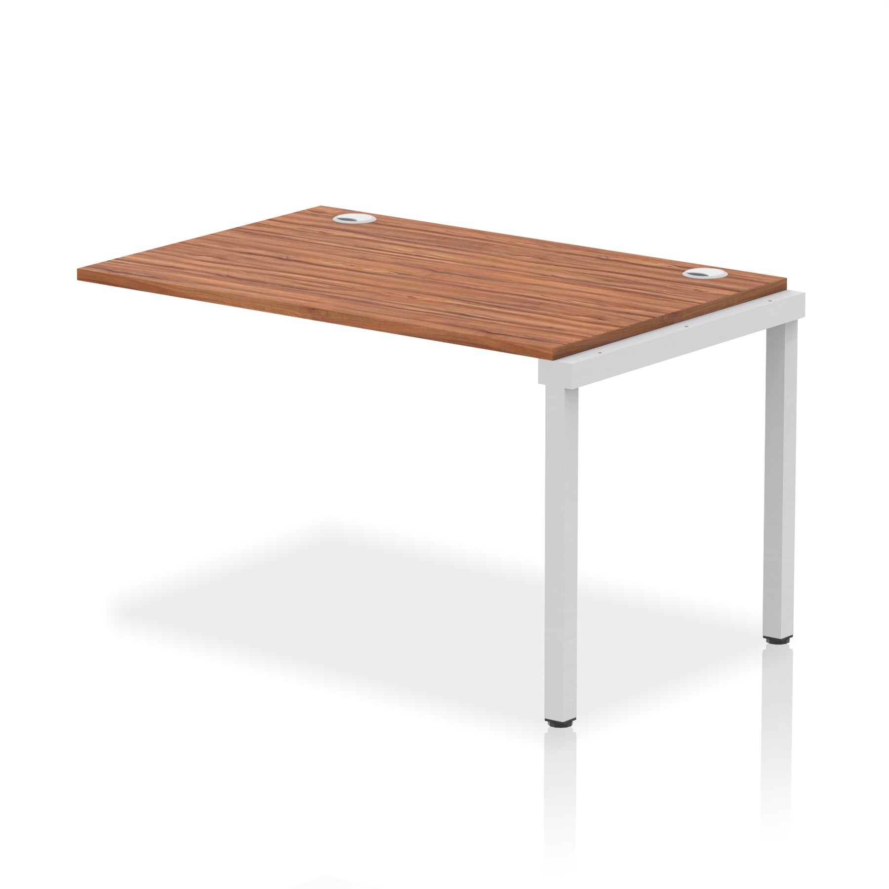 Impulse Single Row Bench Desk Extension Kit, 1200-1800mm, Multiple Desktop & Frame Colours, MFC, Self-Assembly, 10 Year Warranty