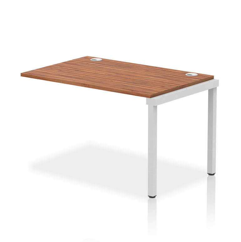 Impulse Single Row Bench Desk Extension Kit, 1200-1800mm, Multiple Desktop & Frame Colours, MFC, Self-Assembly, 10 Year Warranty