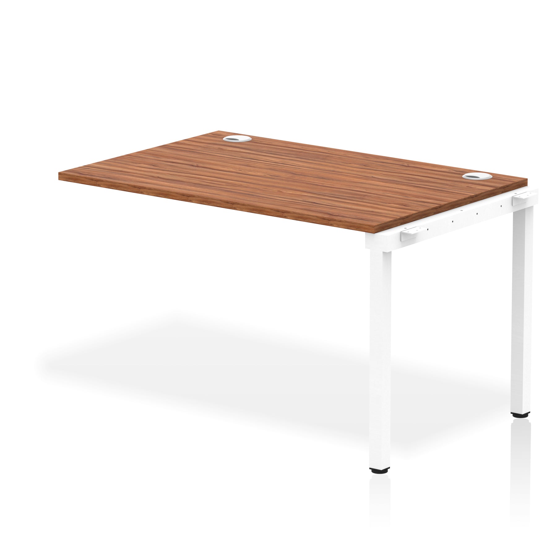 Impulse Single Row Bench Desk Extension Kit, 1200-1800mm, Multiple Desktop & Frame Colours, MFC, Self-Assembly, 10 Year Warranty