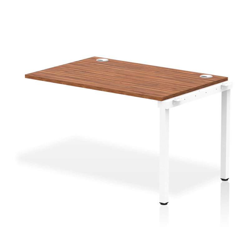 Impulse Single Row Bench Desk Extension Kit, 1200-1800mm, Multiple Desktop & Frame Colours, MFC, Self-Assembly, 10 Year Warranty